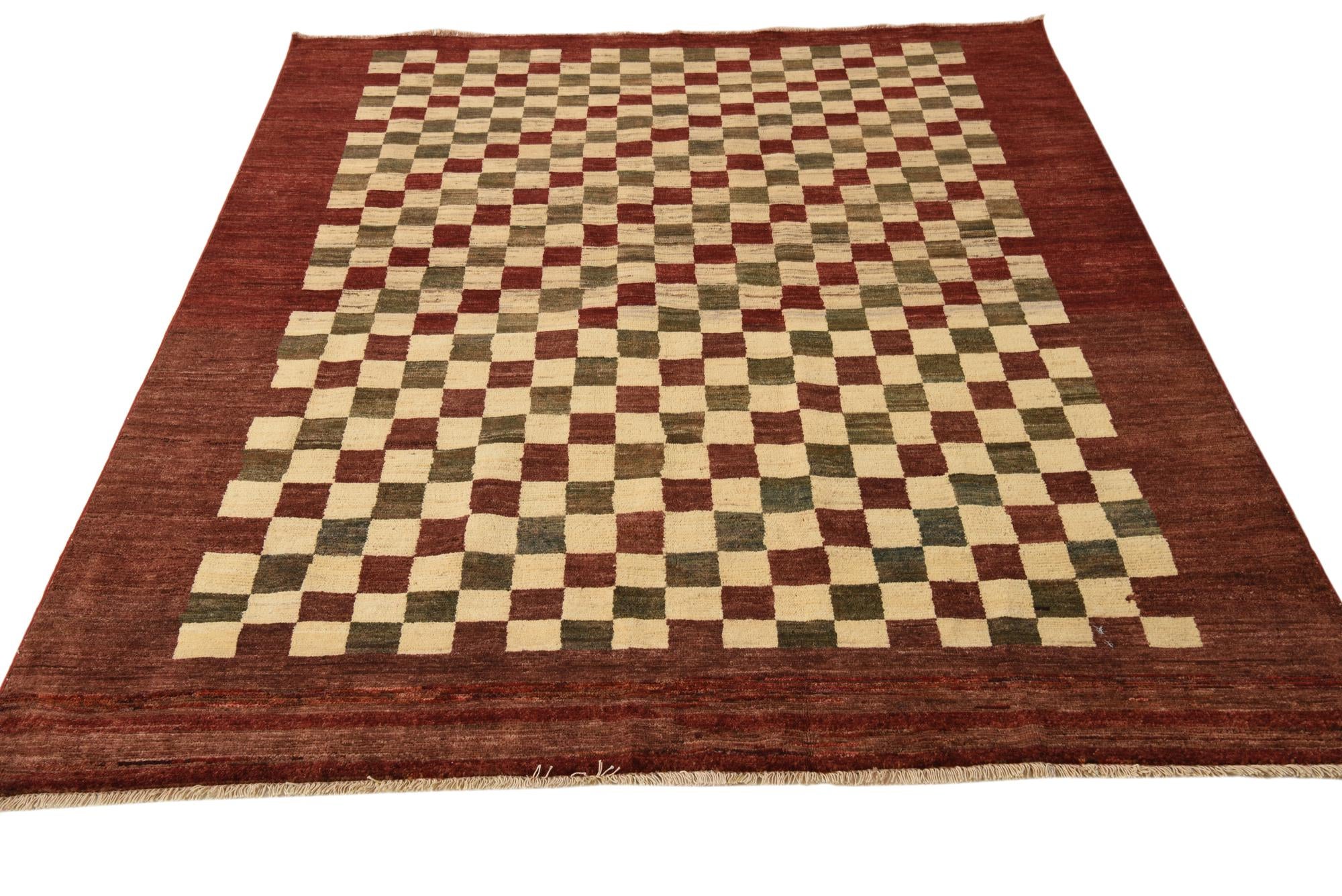 5' 4 x 7' 3 Hand Knotted Modern Ziegler Rug