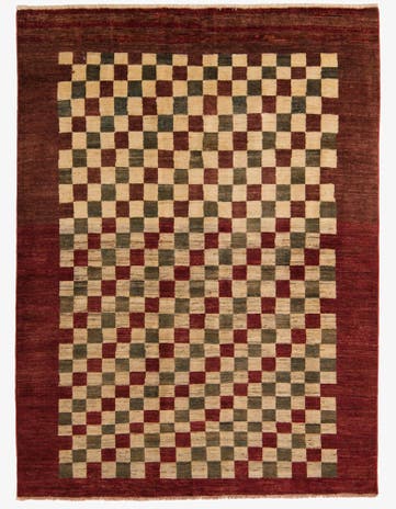 5' 4 x 7' 3 Hand Knotted Modern Ziegler Rug