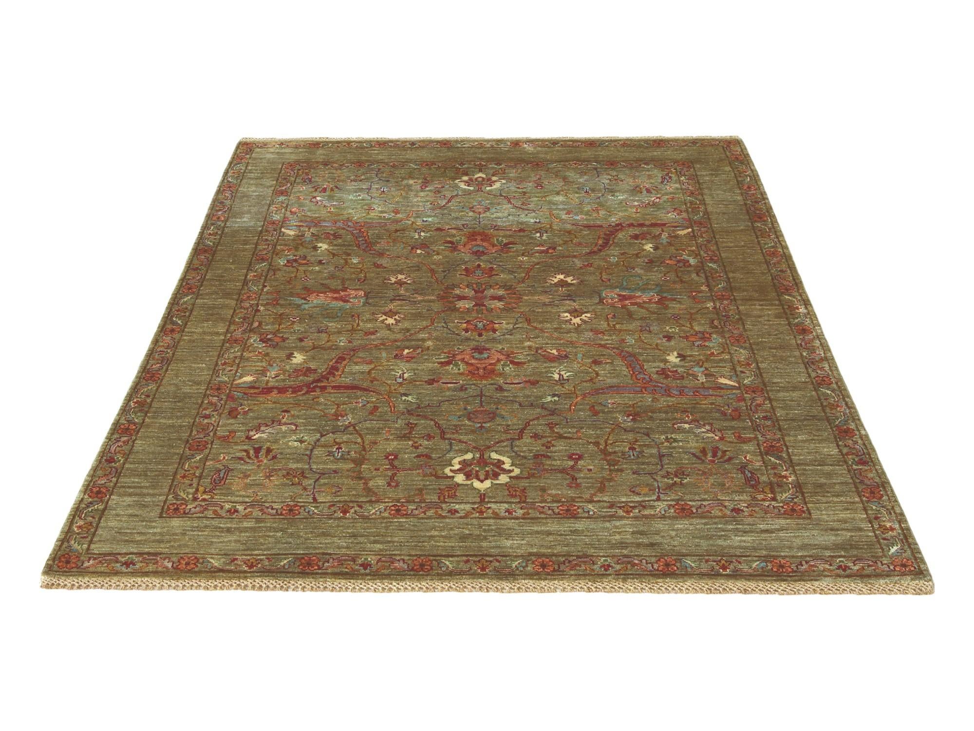 5' 1 x 6' 8 Hand Knotted Ariana Ziegler Rug