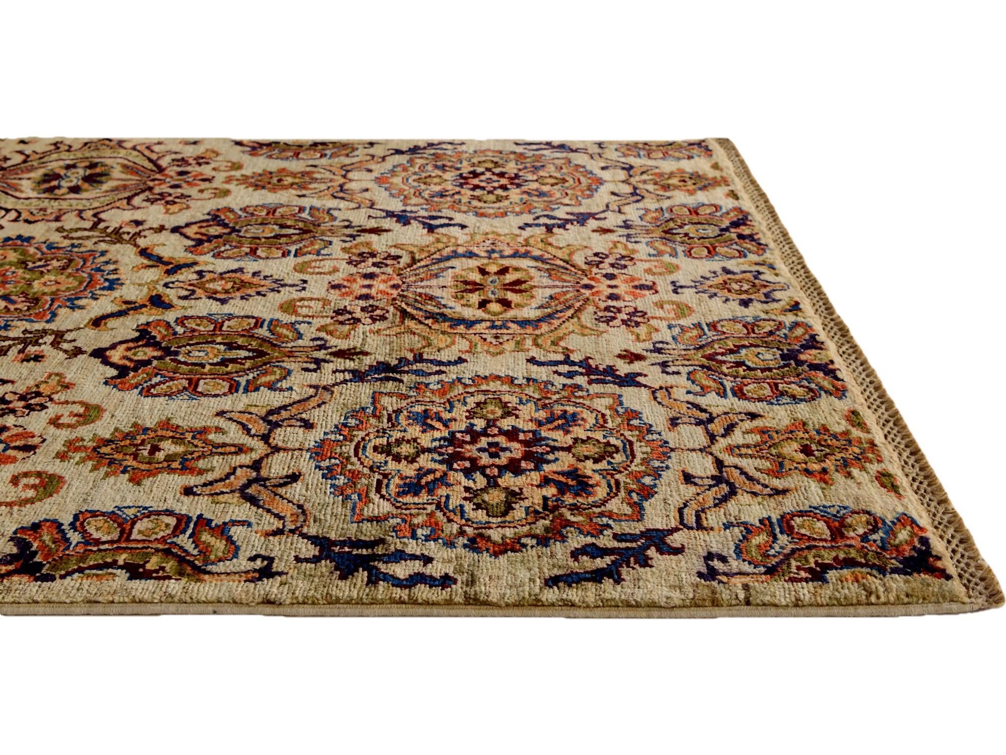 3' 4 x 5' 2 Hand Knotted Ariana Ziegler Rug