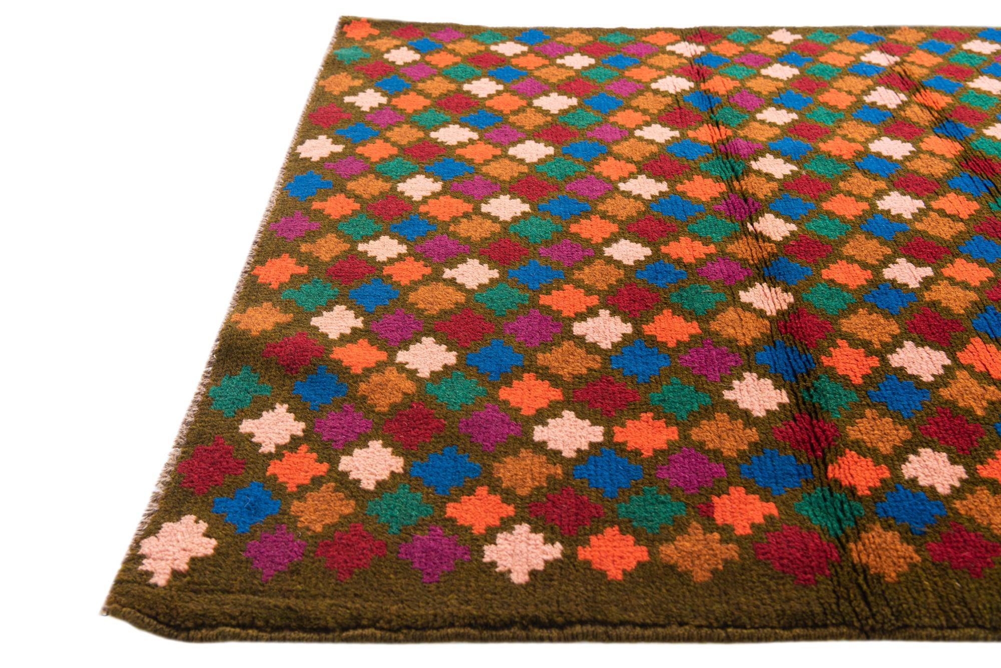 3' 1 x 4' 8 Hand Knotted Balouch Wool Rug