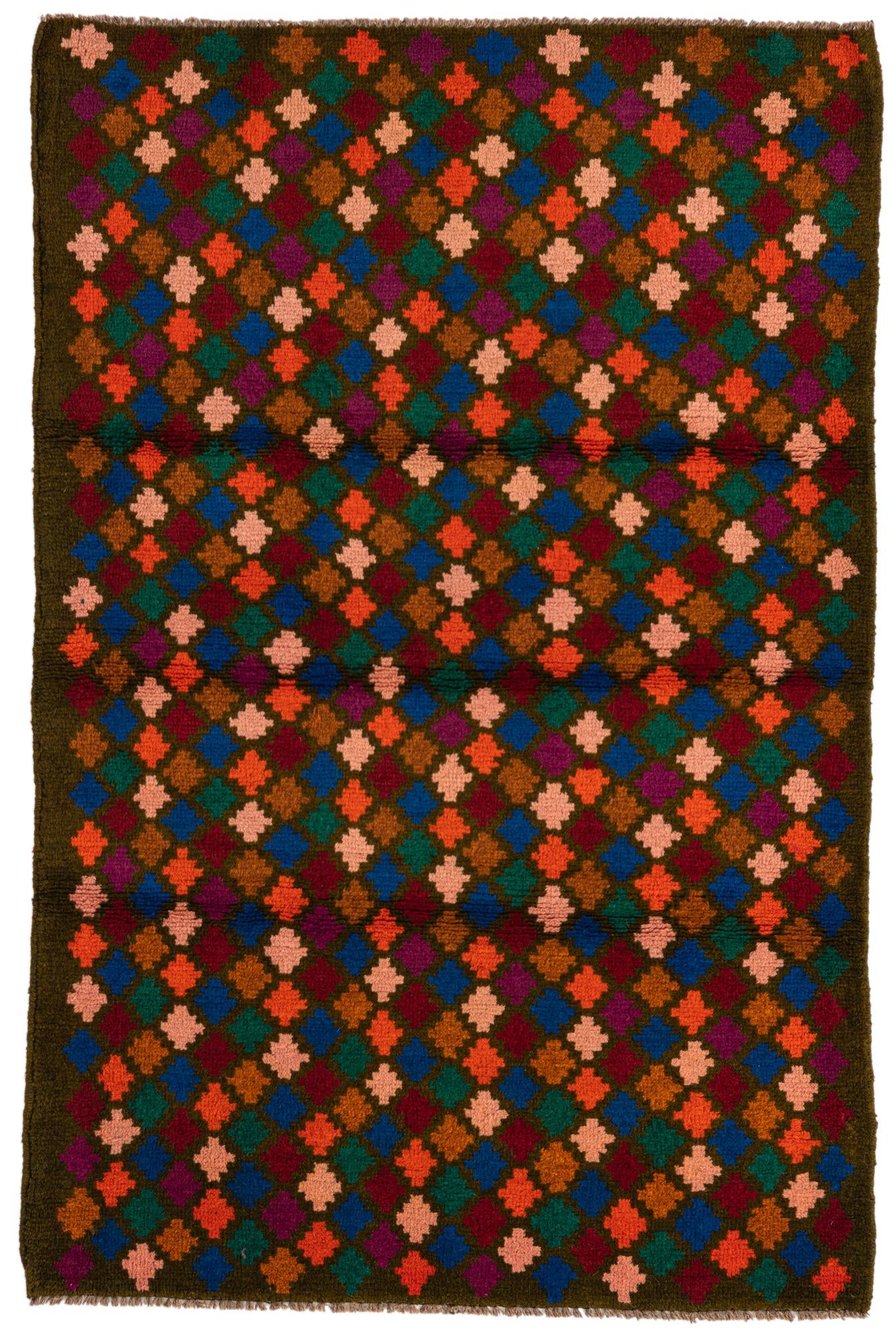 3' 1 x 4' 8 Hand Knotted Balouch Wool Rug