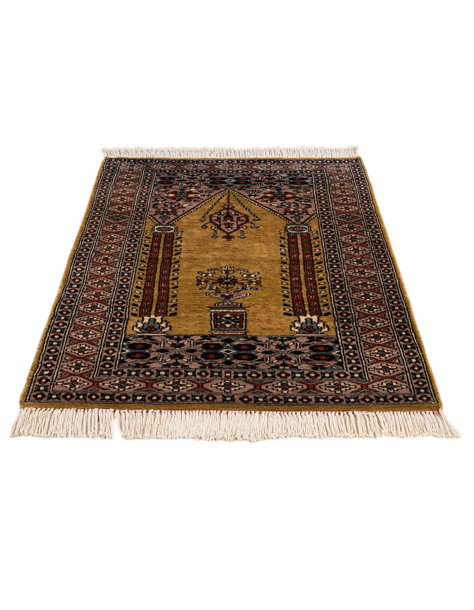 2' 7 x 4' 4 Hand Knotted Bokhara Wool Rug
