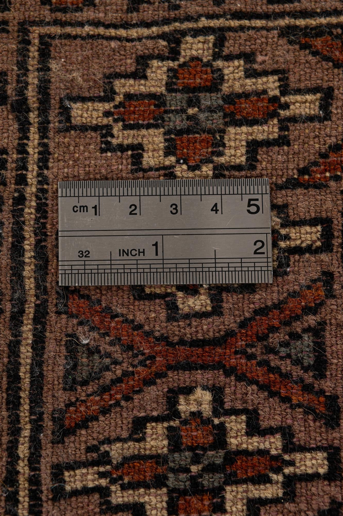 2' 7 x 4' 4 Hand Knotted Bokhara Wool Rug