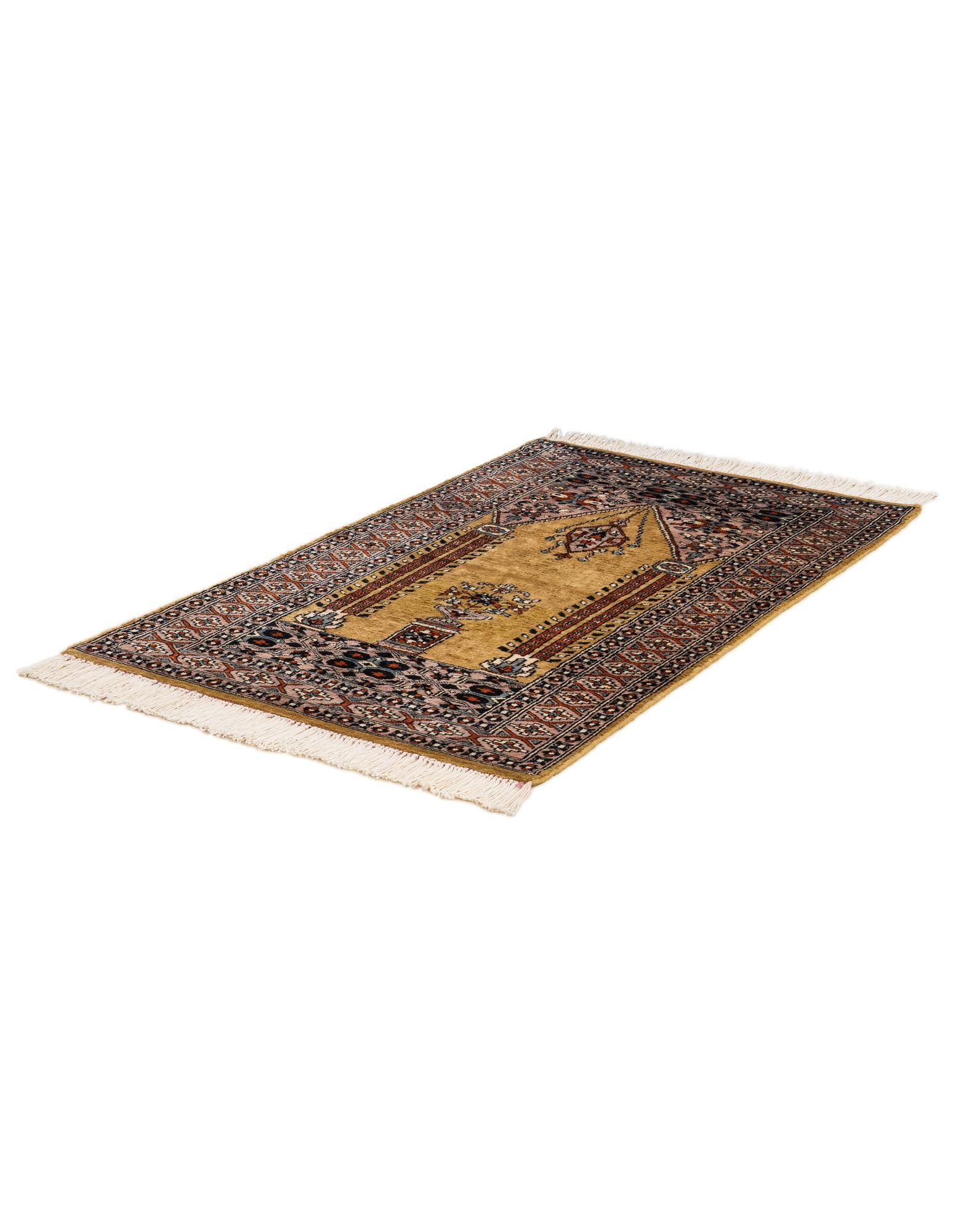 2' 7 x 4' 4 Hand Knotted Bokhara Wool Rug