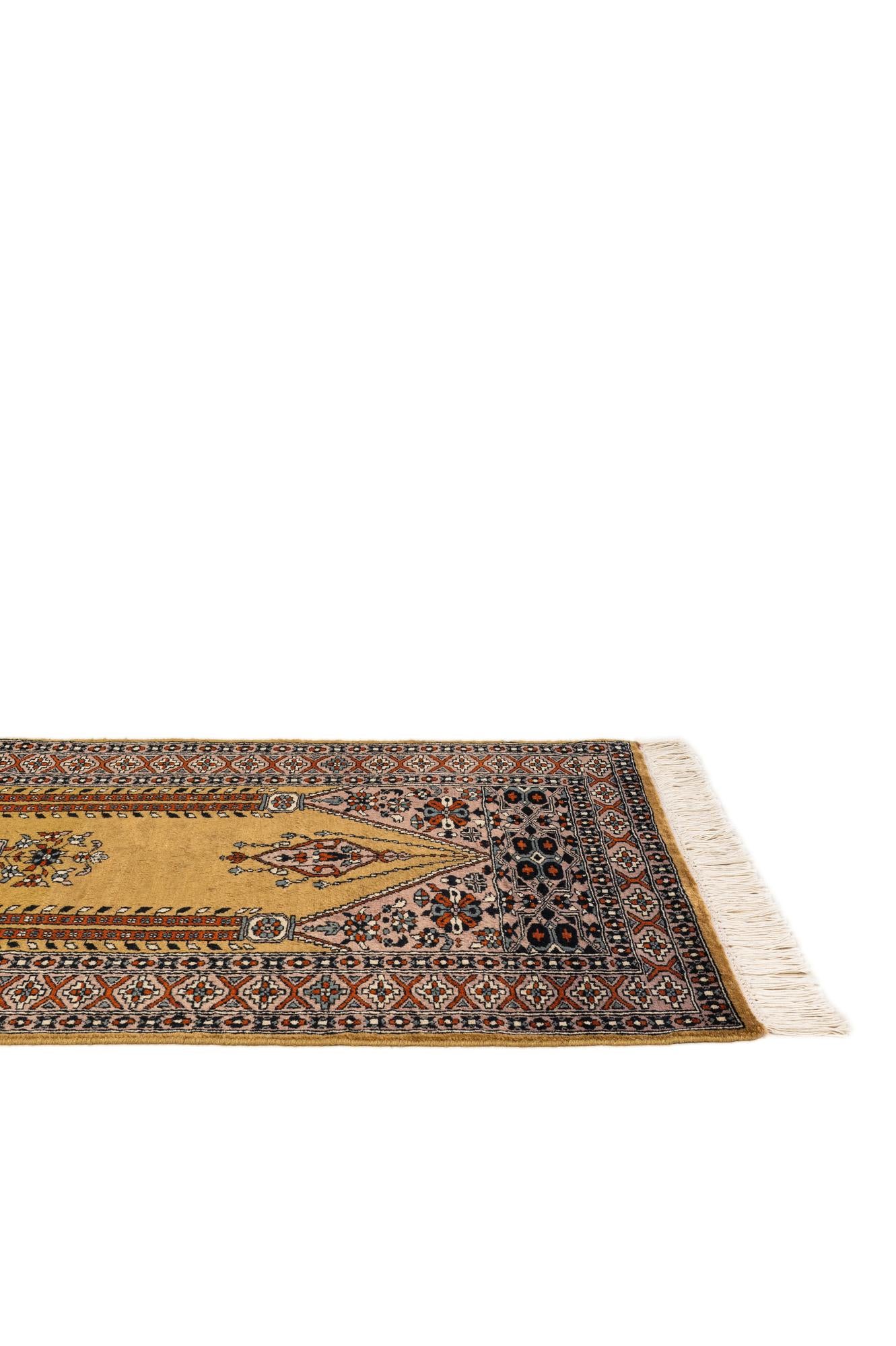 2' 7 x 4' 4 Hand Knotted Bokhara Wool Rug