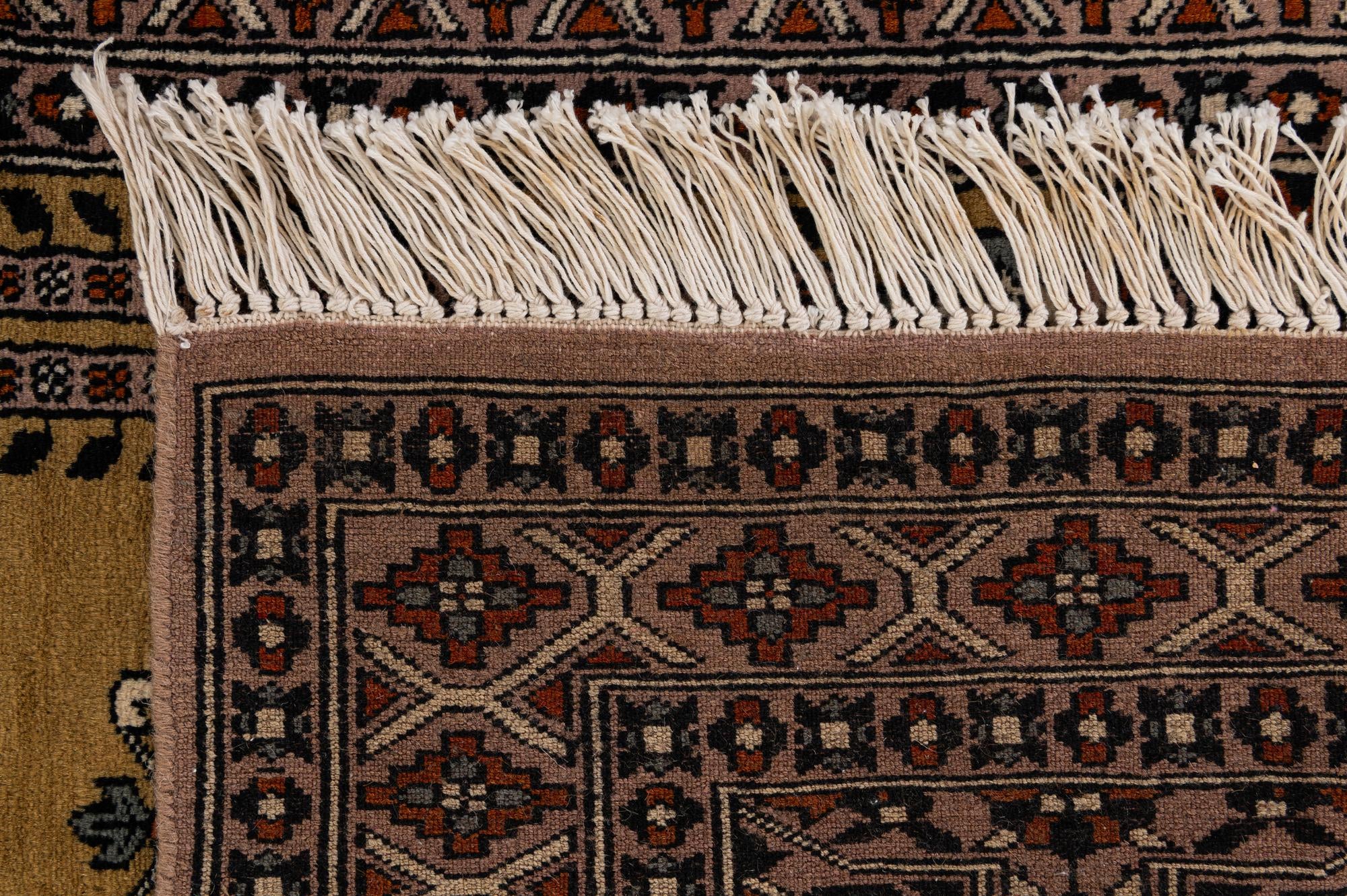 2' 7 x 4' 4 Hand Knotted Bokhara Oriental Wool Rug