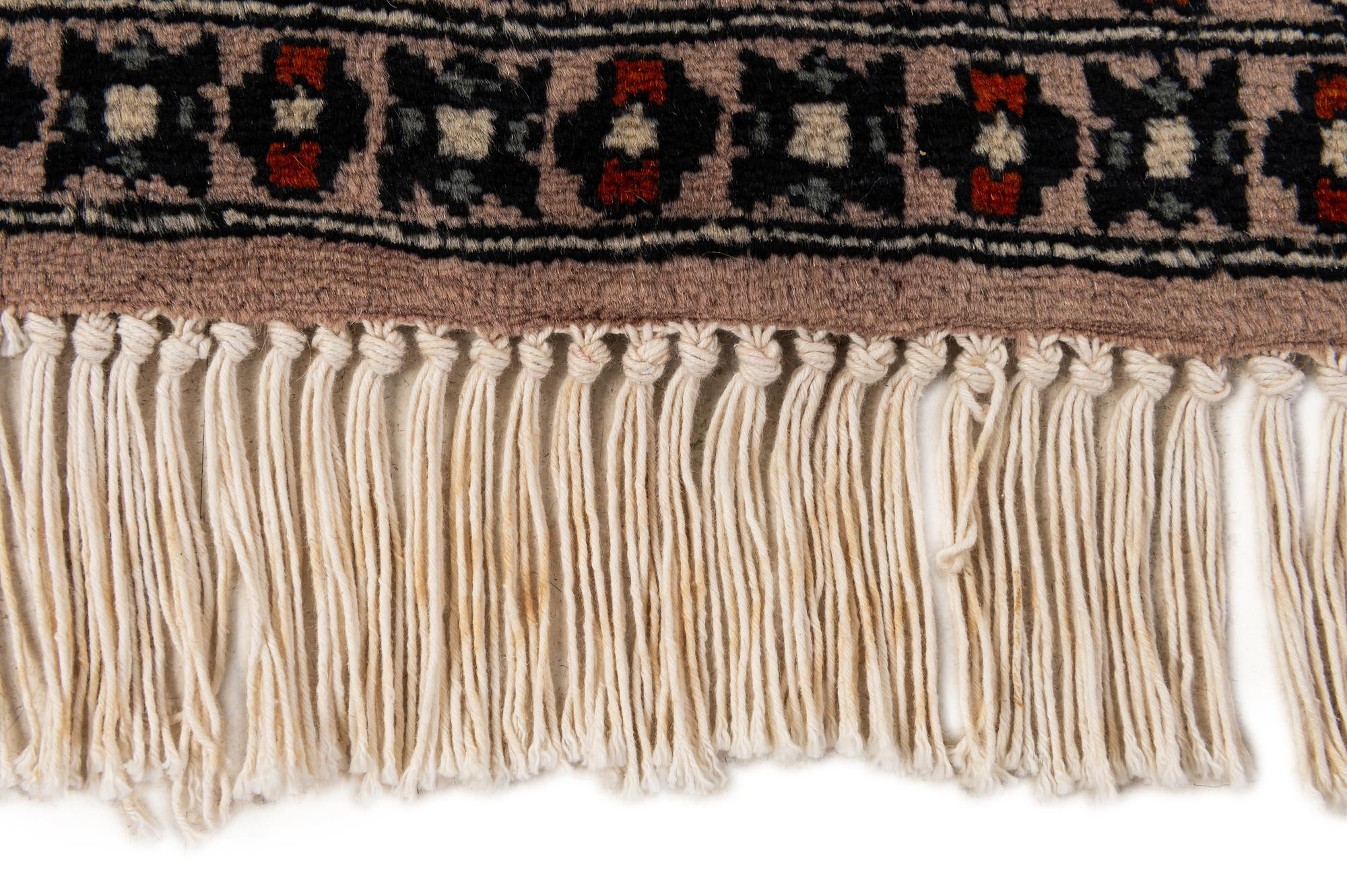 2' 7 x 4' 4 Hand Knotted Bokhara Oriental Wool Rug