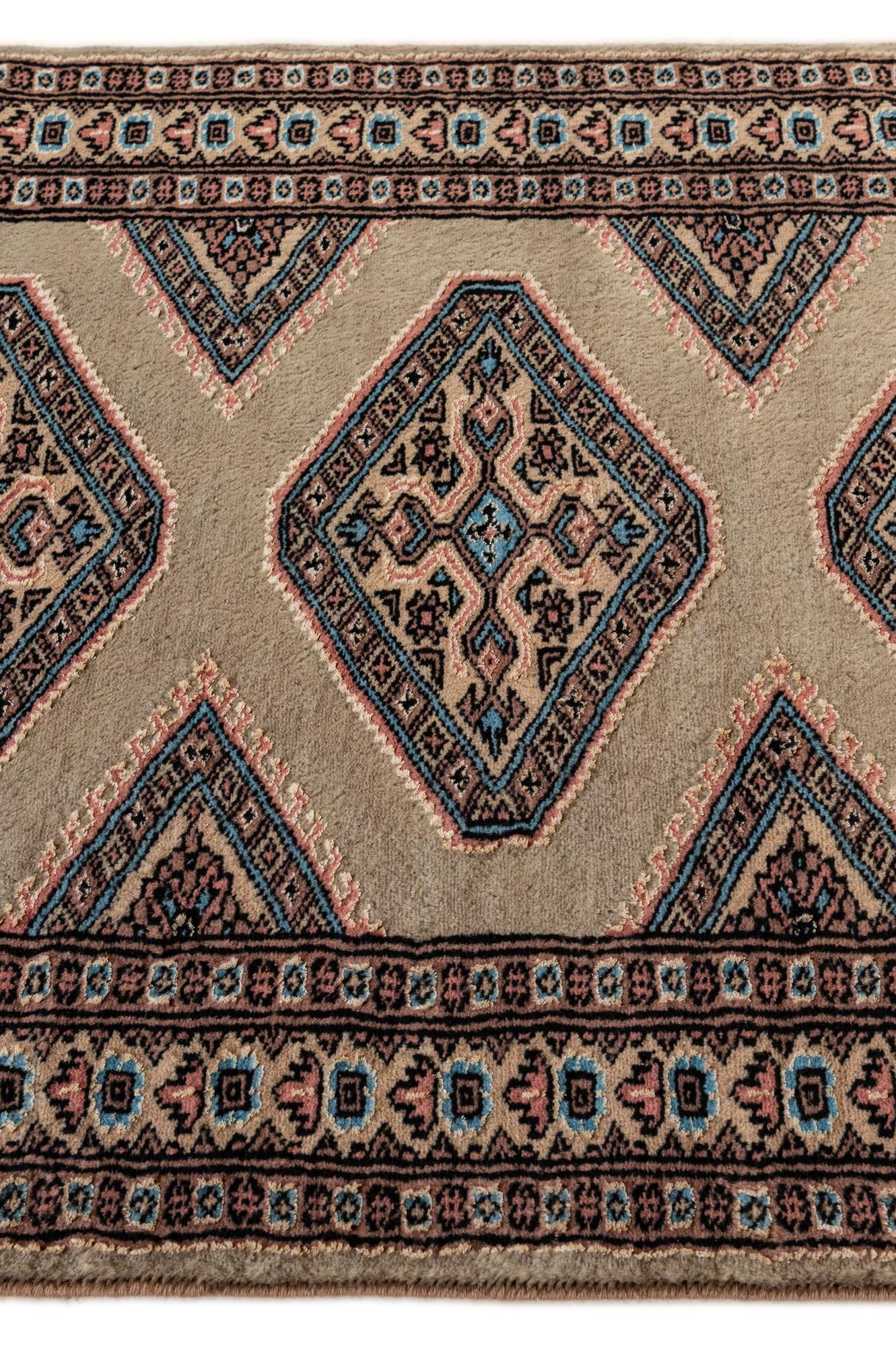 2' 7 x 4' 4 Hand Knotted Bokhara Oriental Rug