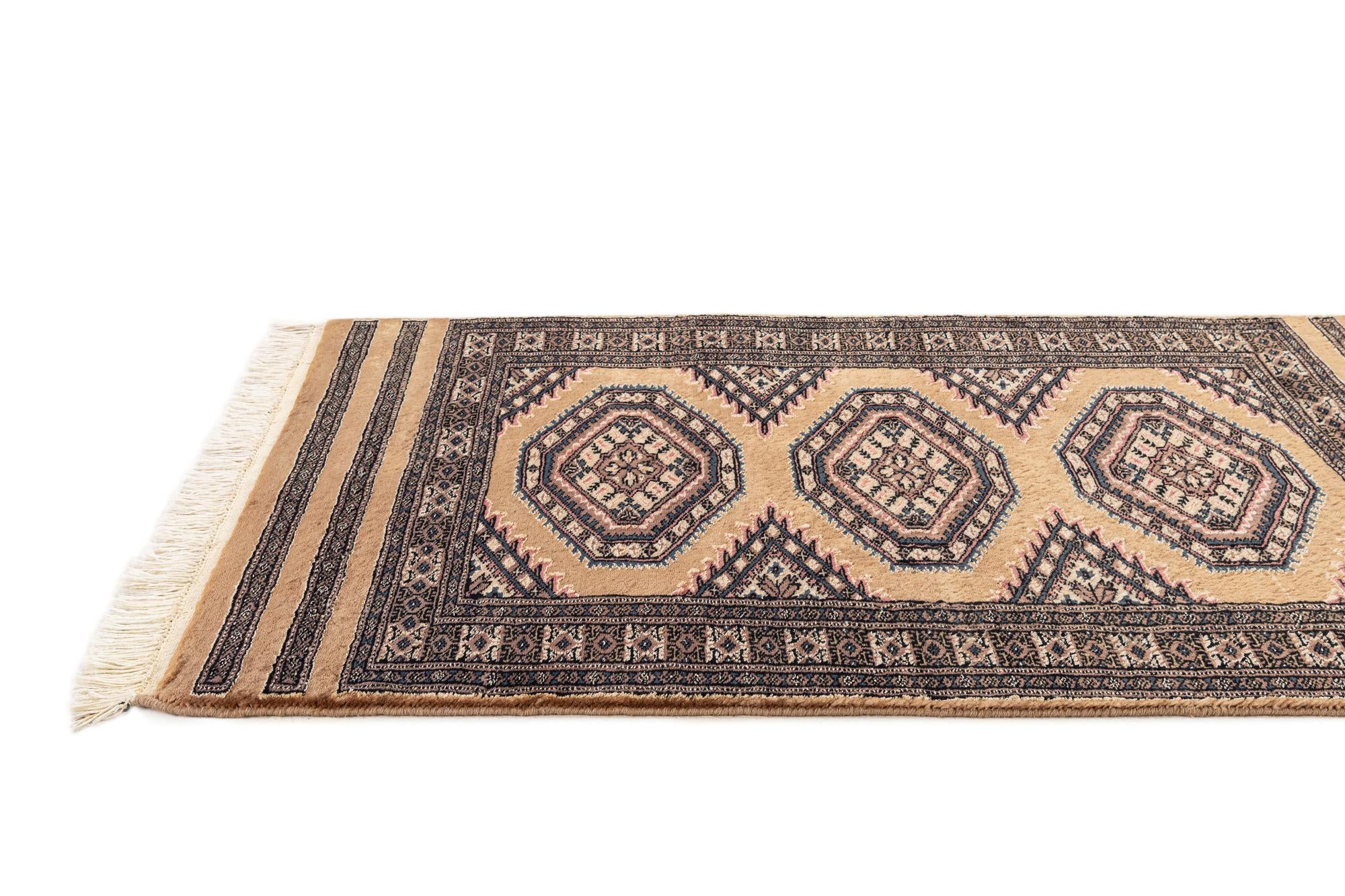 2' 6 x 4' 2 Hand Knotted Bokhara Rug