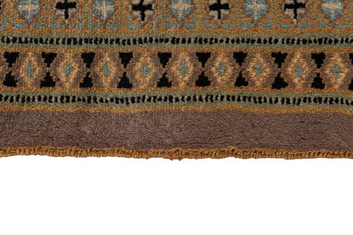 185cm x 275cm anudado a mano Bokhara Alfombra Oriental Lana