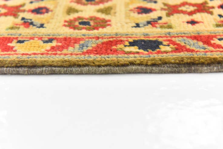 Detail image of 150cm x 215cm anudado a mano Kazak Alfombra