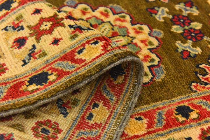 150cm x 215cm anudado a mano Kazak Alfombra