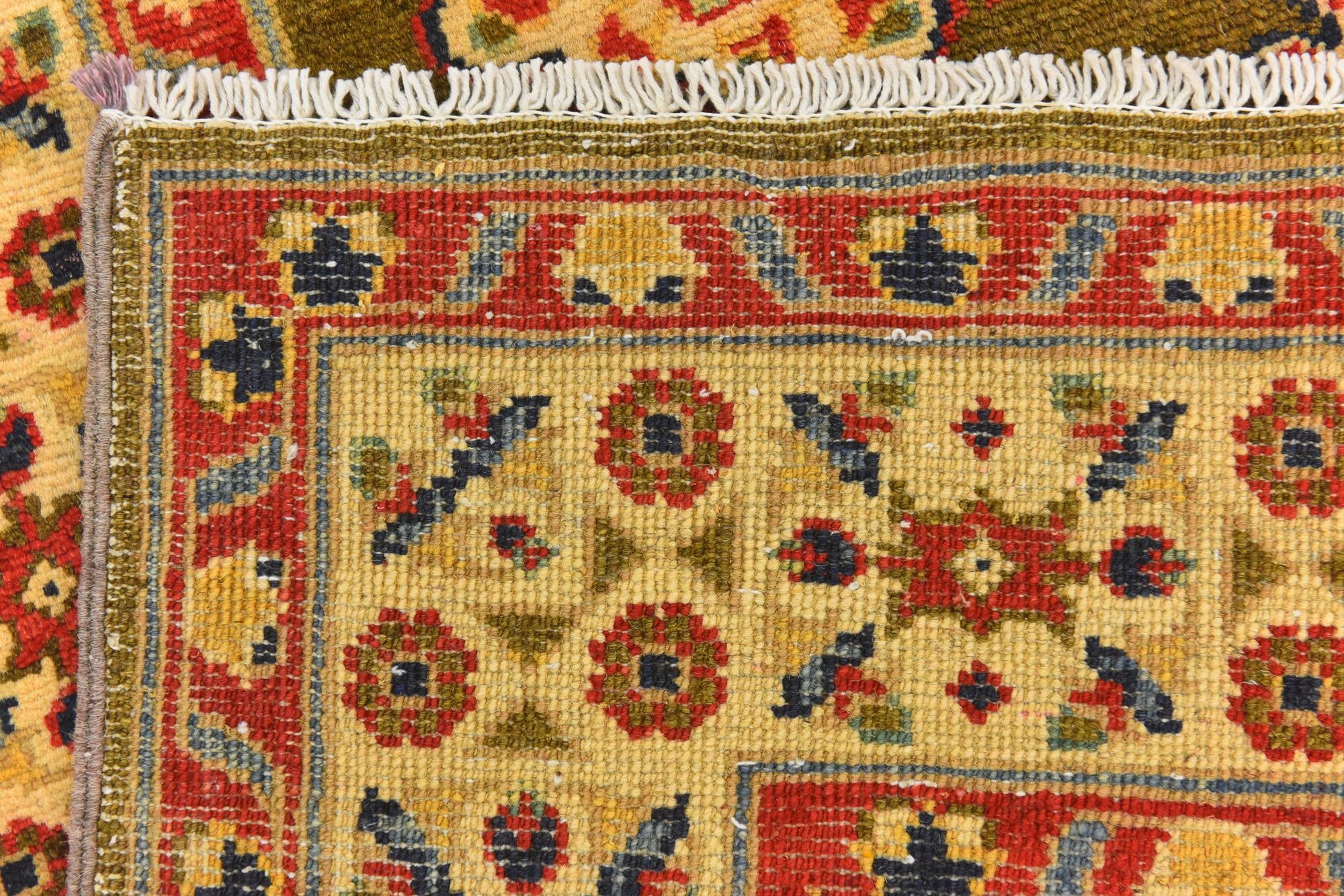 150cm x 215cm anudado a mano Kazak Alfombra