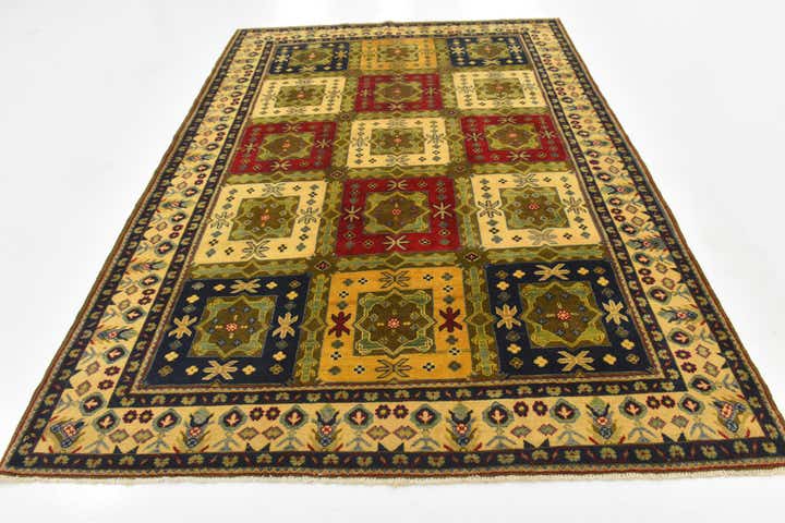 6' 8 x 9' 7 Hand Knotted Kazak Rug