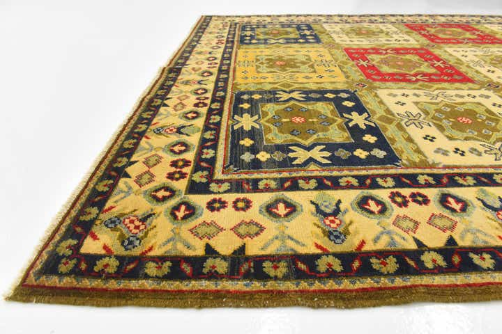 6' 8 x 9' 7 Hand Knotted Kazak Rug