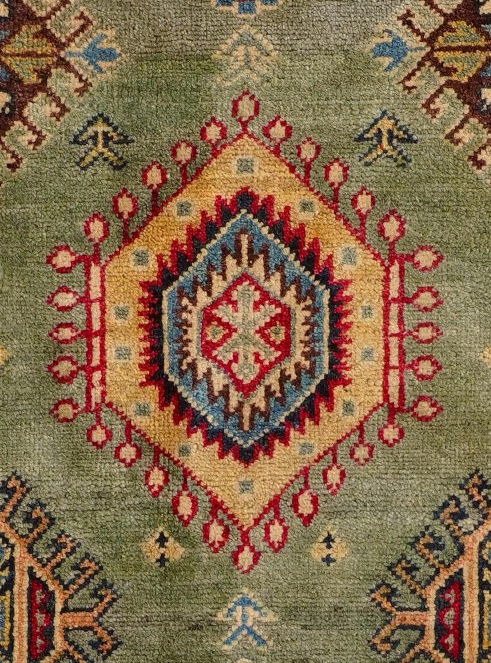6' 8 x 9' 10 Hand Knotted Kazak Rug