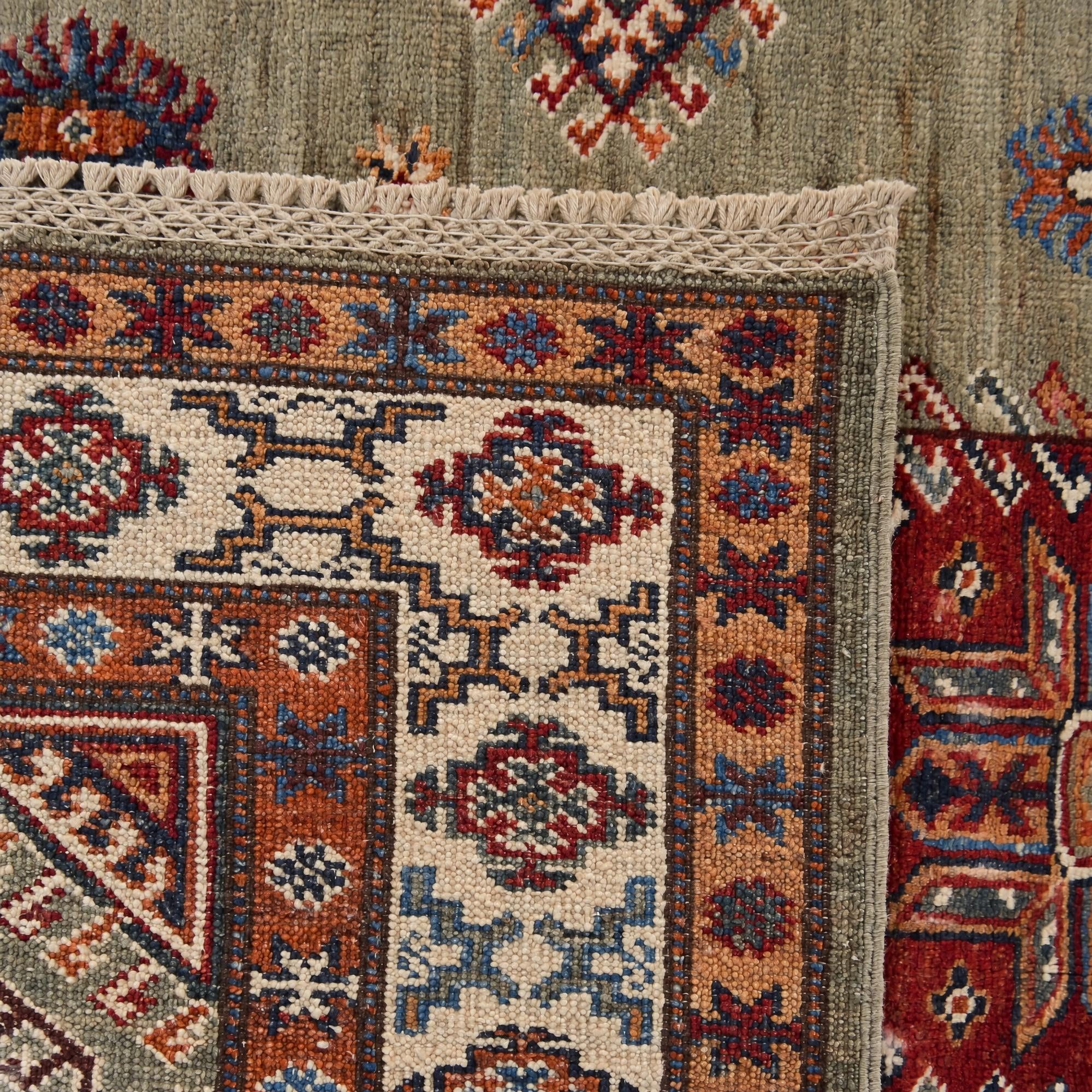 105cm x 160cm Hand Knotted Kazak Rug