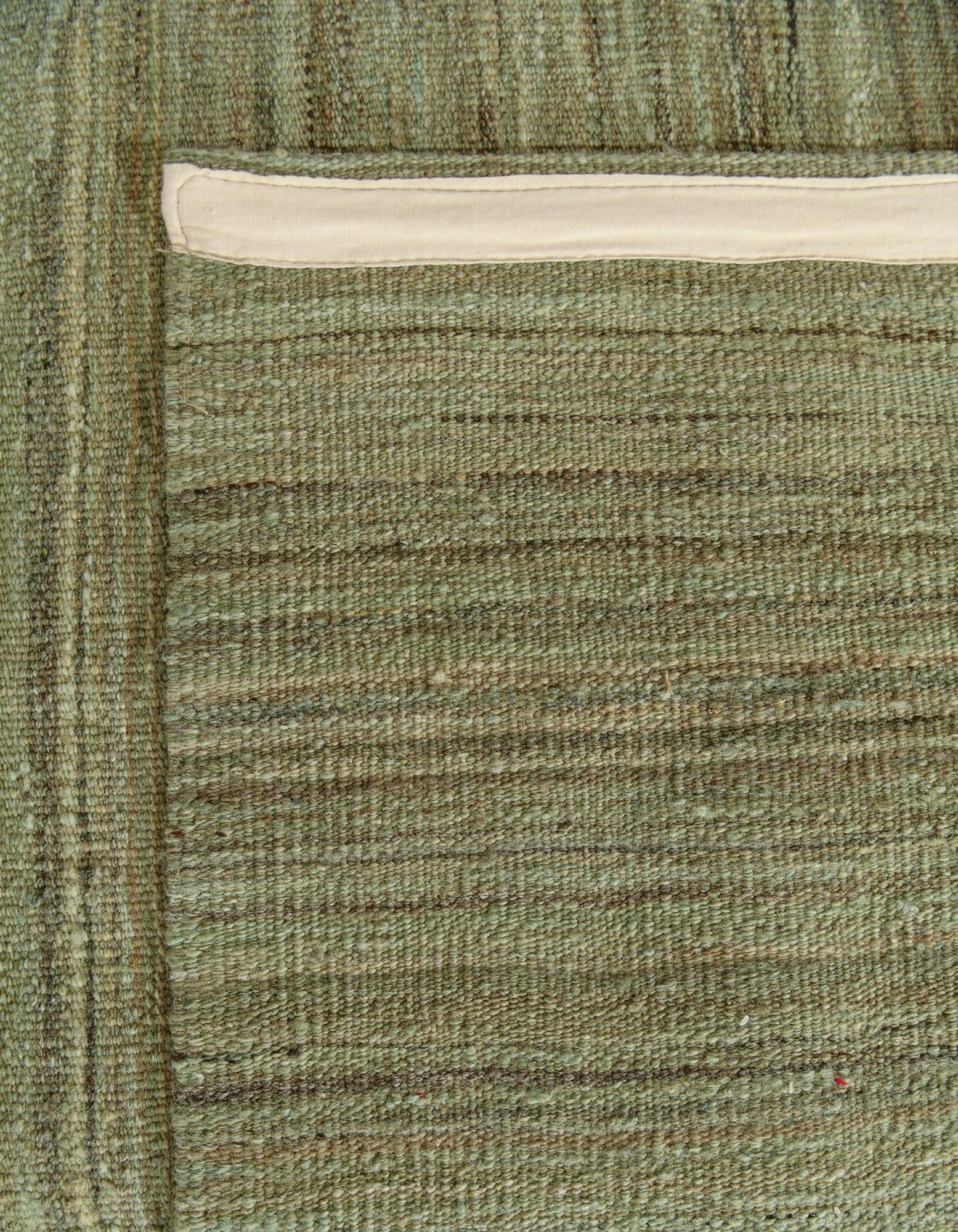 13' 1 x 18' 7 Hand Woven Kilim Afghan Wool Rug