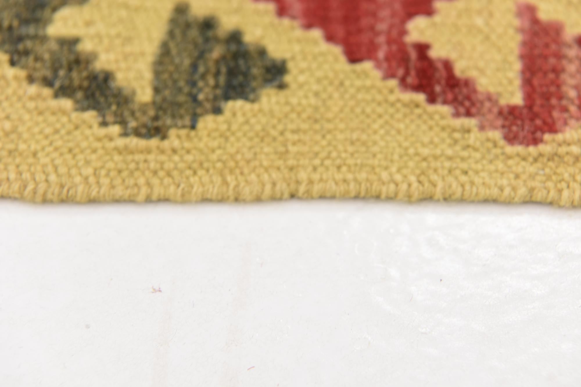 3' 4 x 5' Hand Woven Kilim Maymana Wool Rug