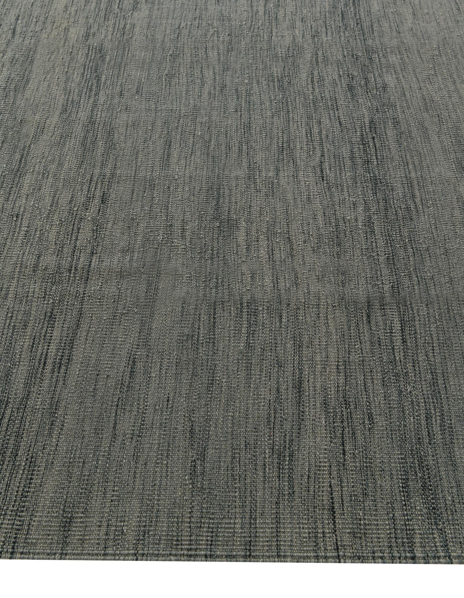 6' 9 x 9' 3 Hand Woven Kilim Modern Wool Rug