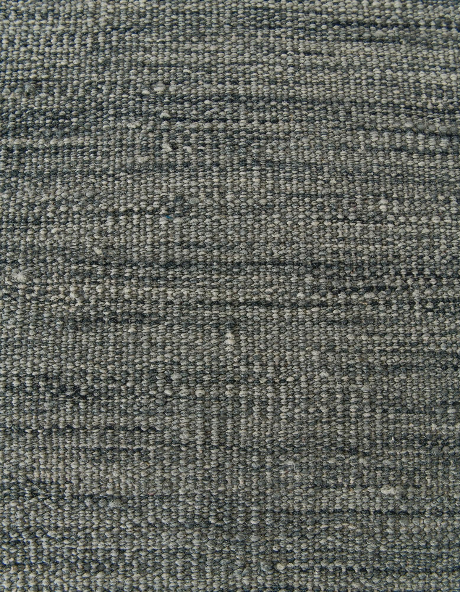6' 9 x 9' 3 Hand Woven Kilim Modern Wool Rug