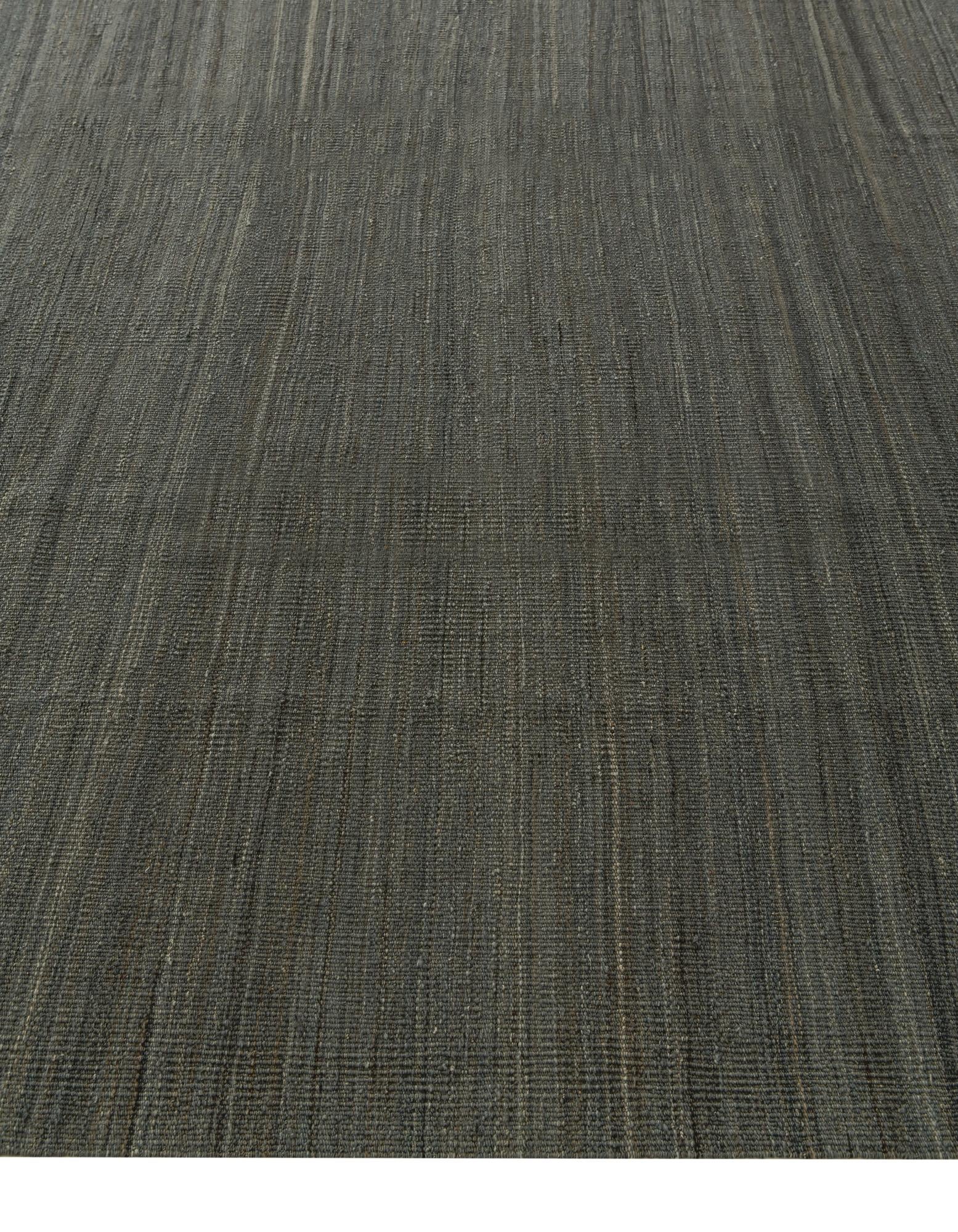 8' 4 x 11' 3 Hand Woven Kilim Modern Wool Rug
