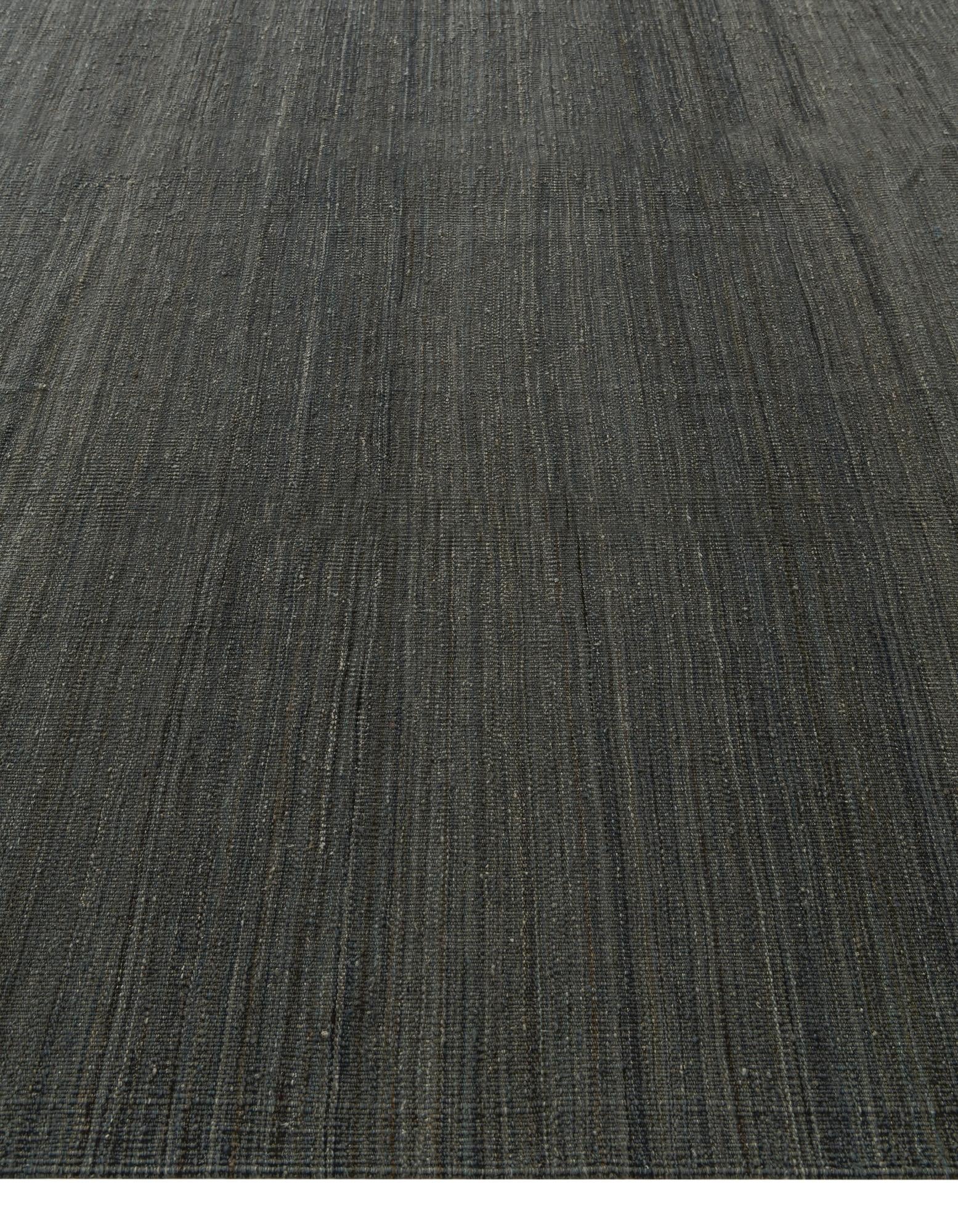8' 6 x 11' 3 Hand Woven Kilim Modern Wool Rug