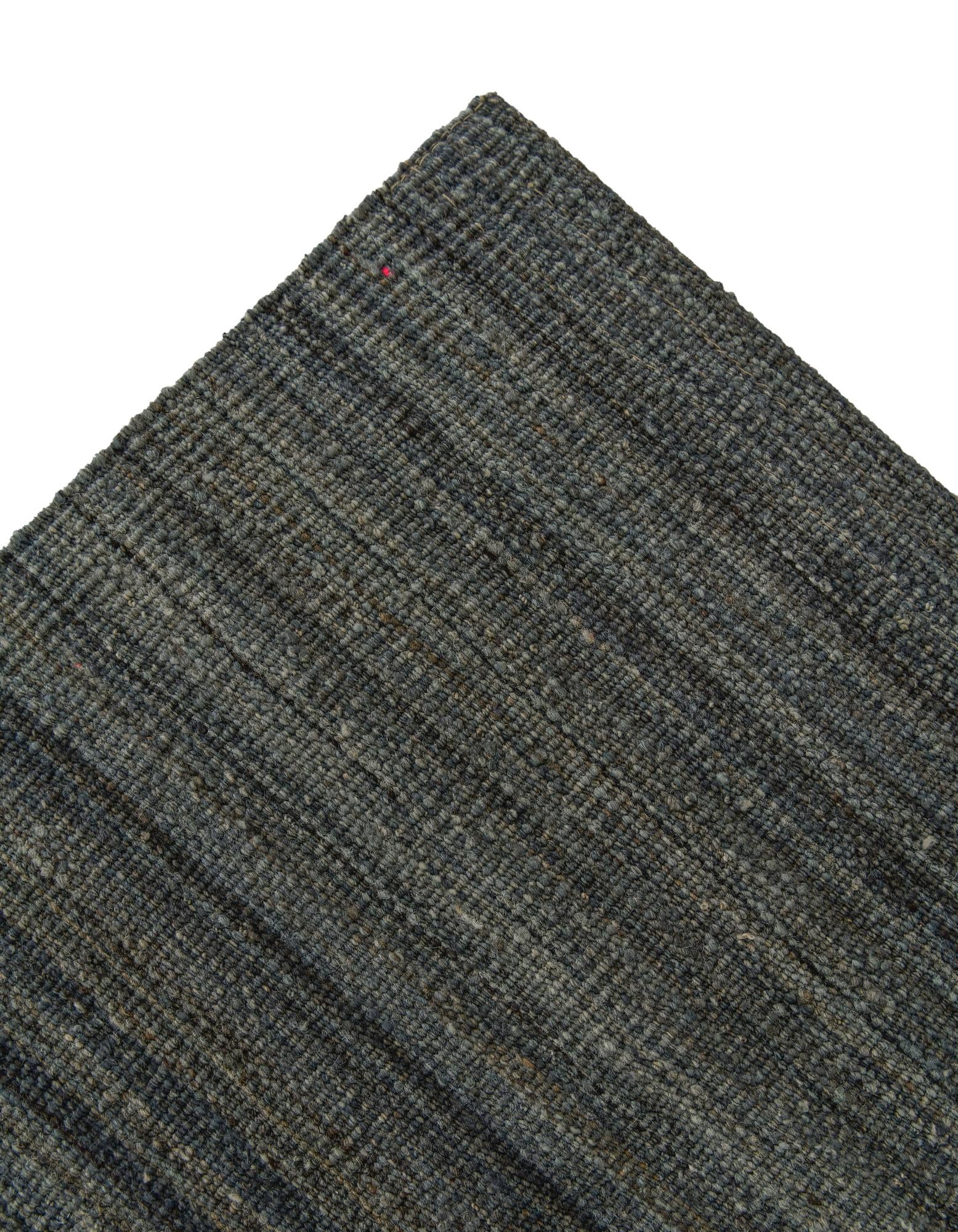 8' 6 x 11' 3 Hand Woven Kilim Modern Wool Rug