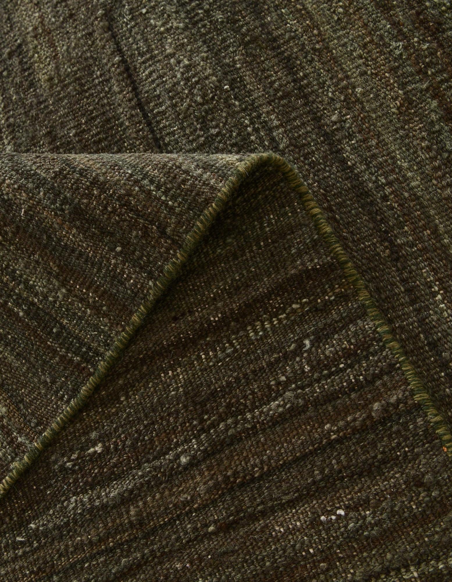 10' 5 x 12' 10 Hand Woven Kilim Modern Wool Rug