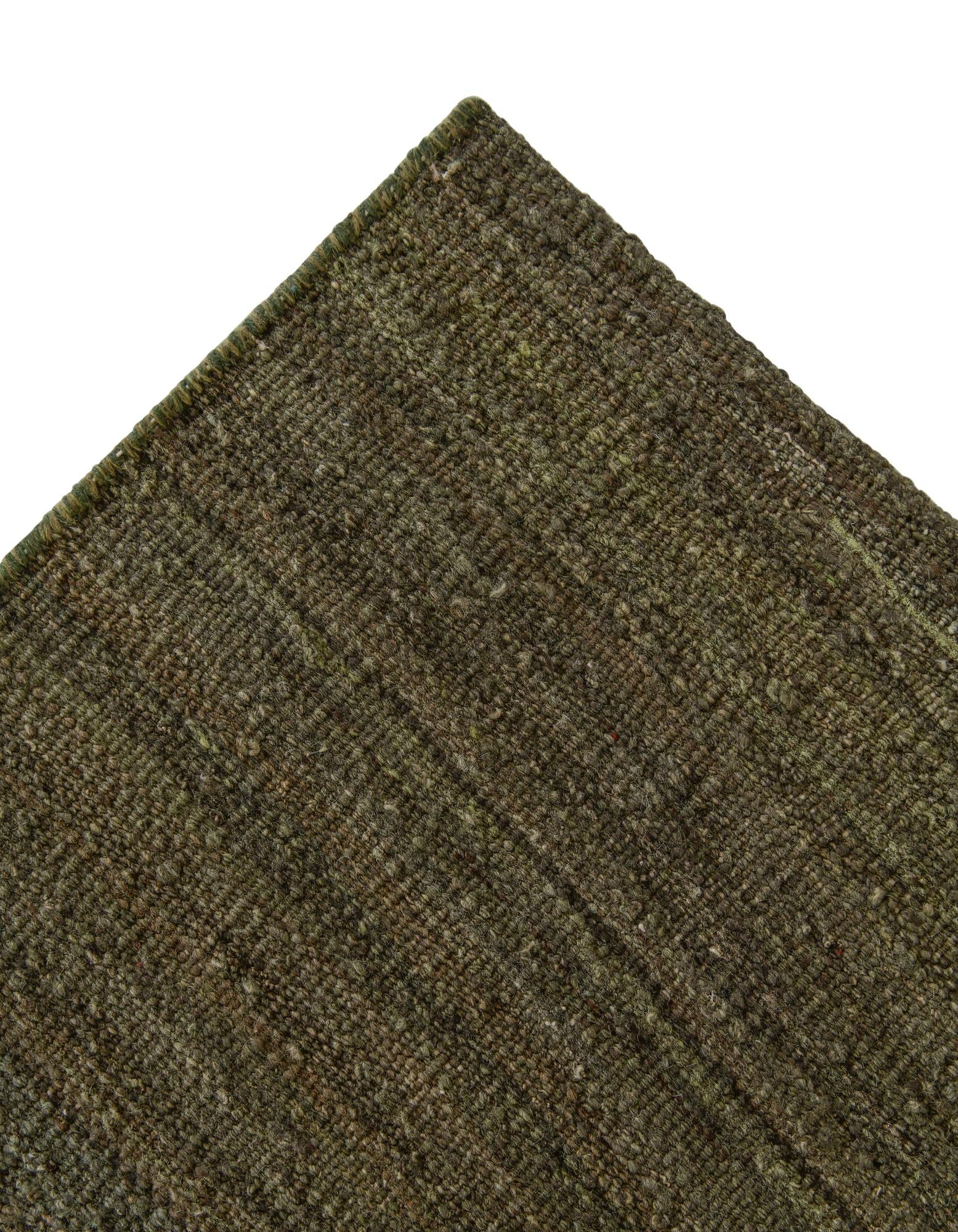10' 5 x 12' 10 Hand Woven Kilim Modern Wool Rug