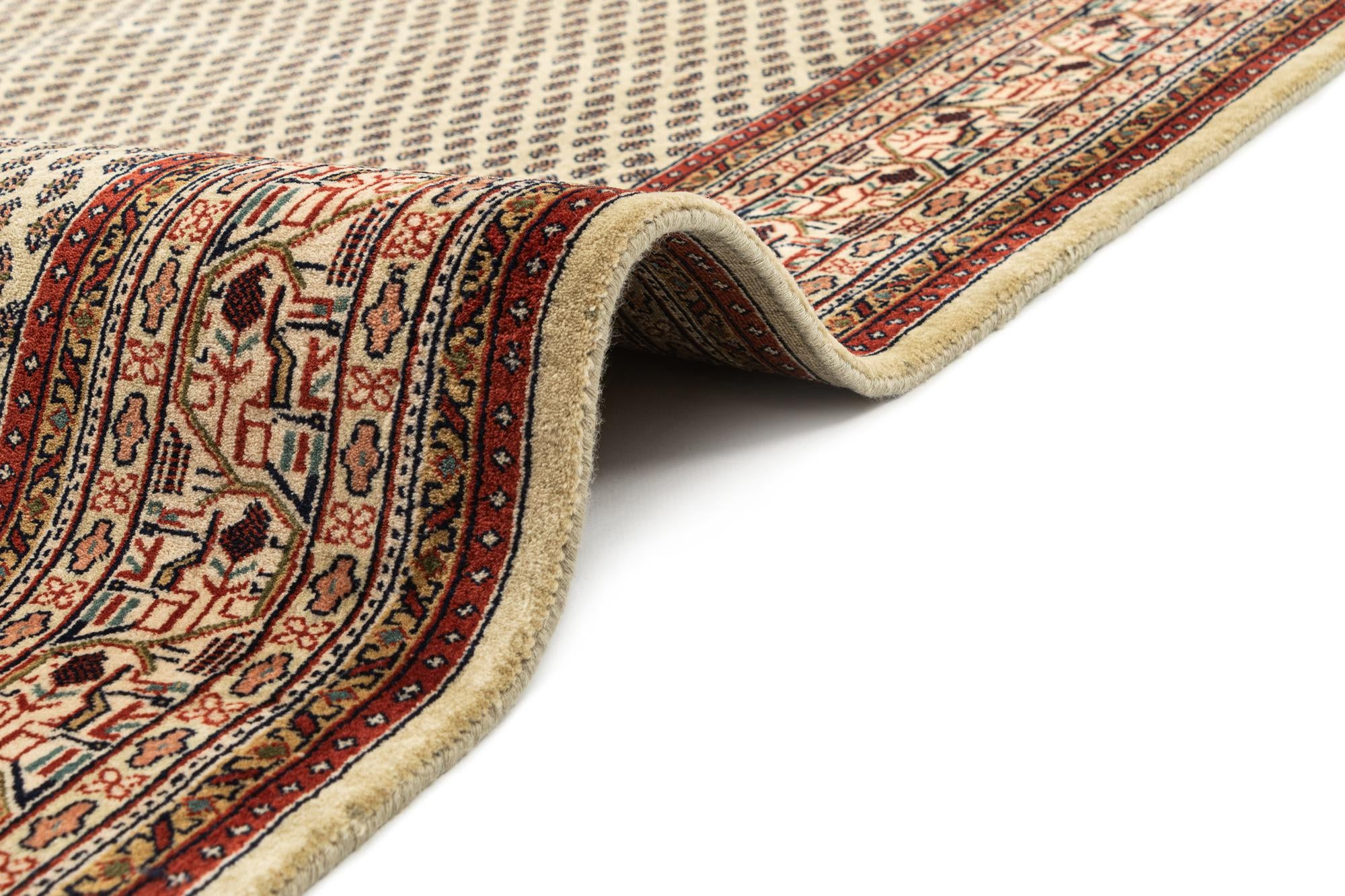 5' 7 x 8' 2 Hand Knotted Mir Oriental Wool Rug