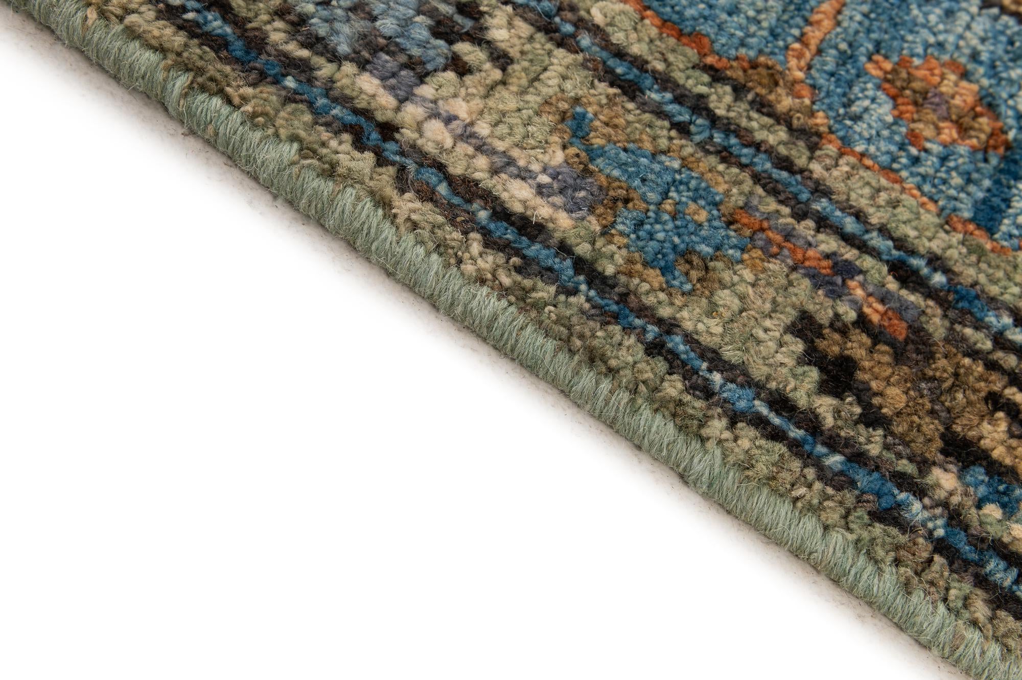 10' 2 x 13' 11 Hand Knotted Oushak Wool Rug
