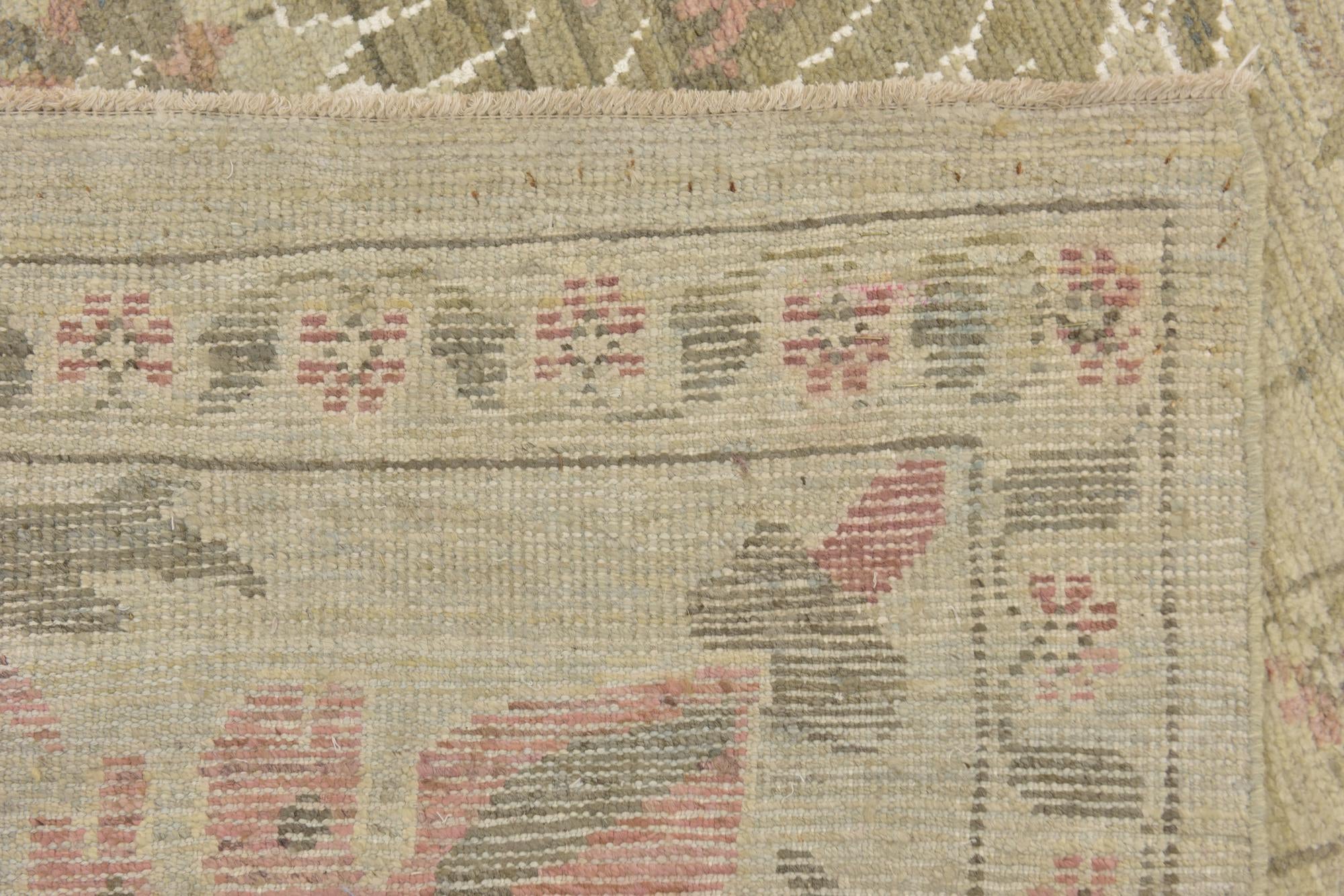 13' x 19' 4 Hand Knotted Oushak Rug