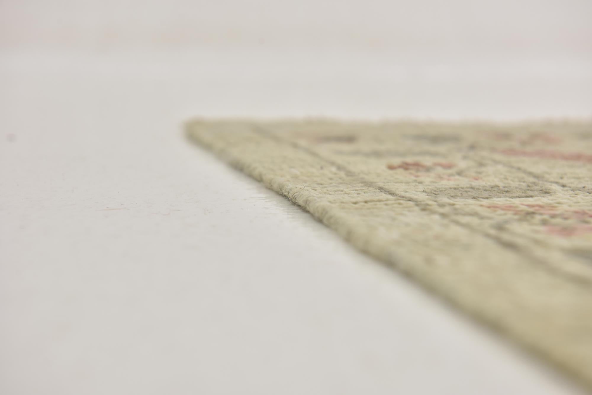 13' x 19' 4 Hand Knotted Oushak Rug