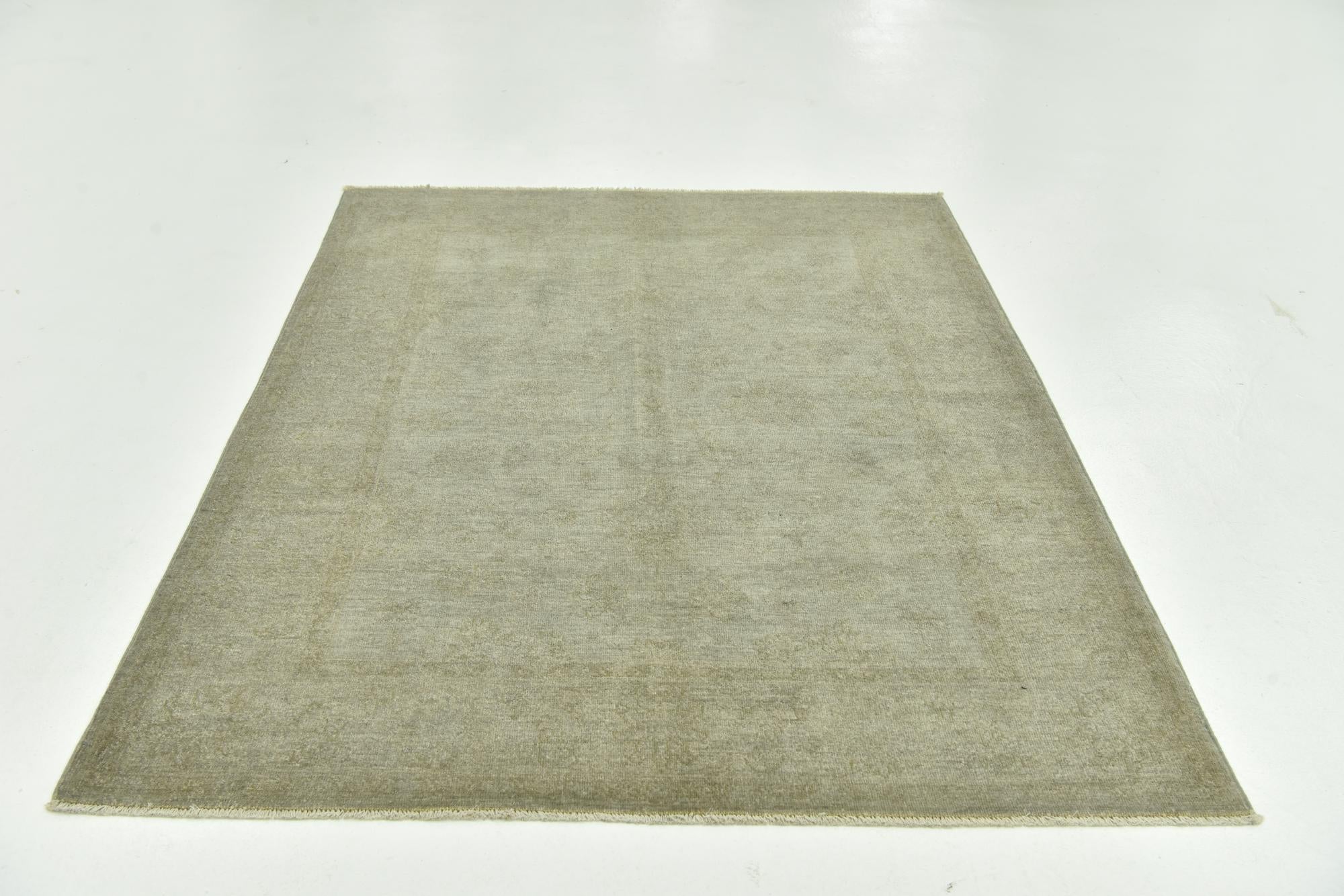 145cm x 190cm Hand Knotted Over-Dyed Ziegler Rug