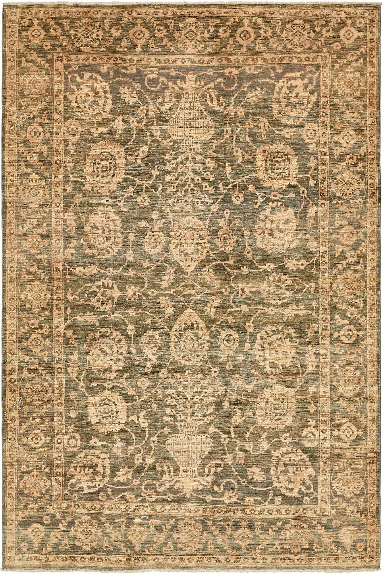 200cm x 305cm Hand Knotted Peshawar Ziegler Rug