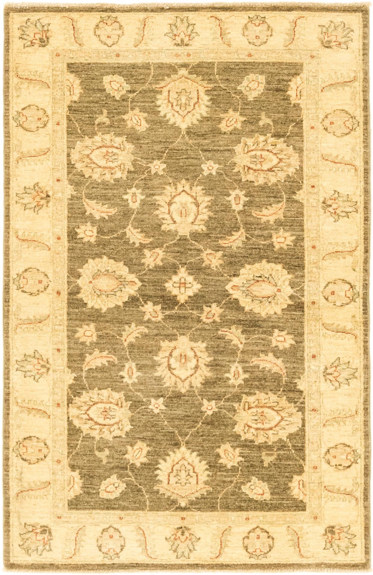 3' x 4' 10 Hand Knotted Peshawar Ziegler Rug