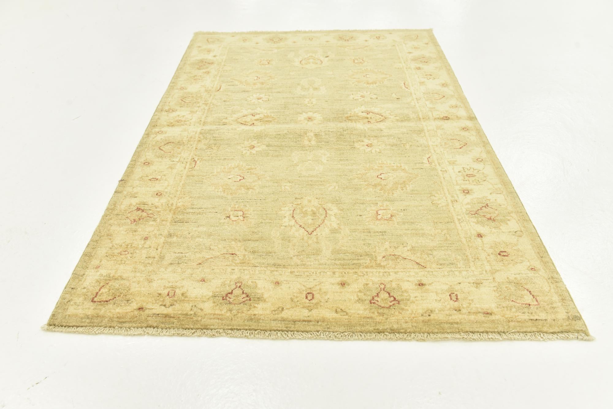 100cm x 150cm Hand Knotted Peshawar Ziegler Rug