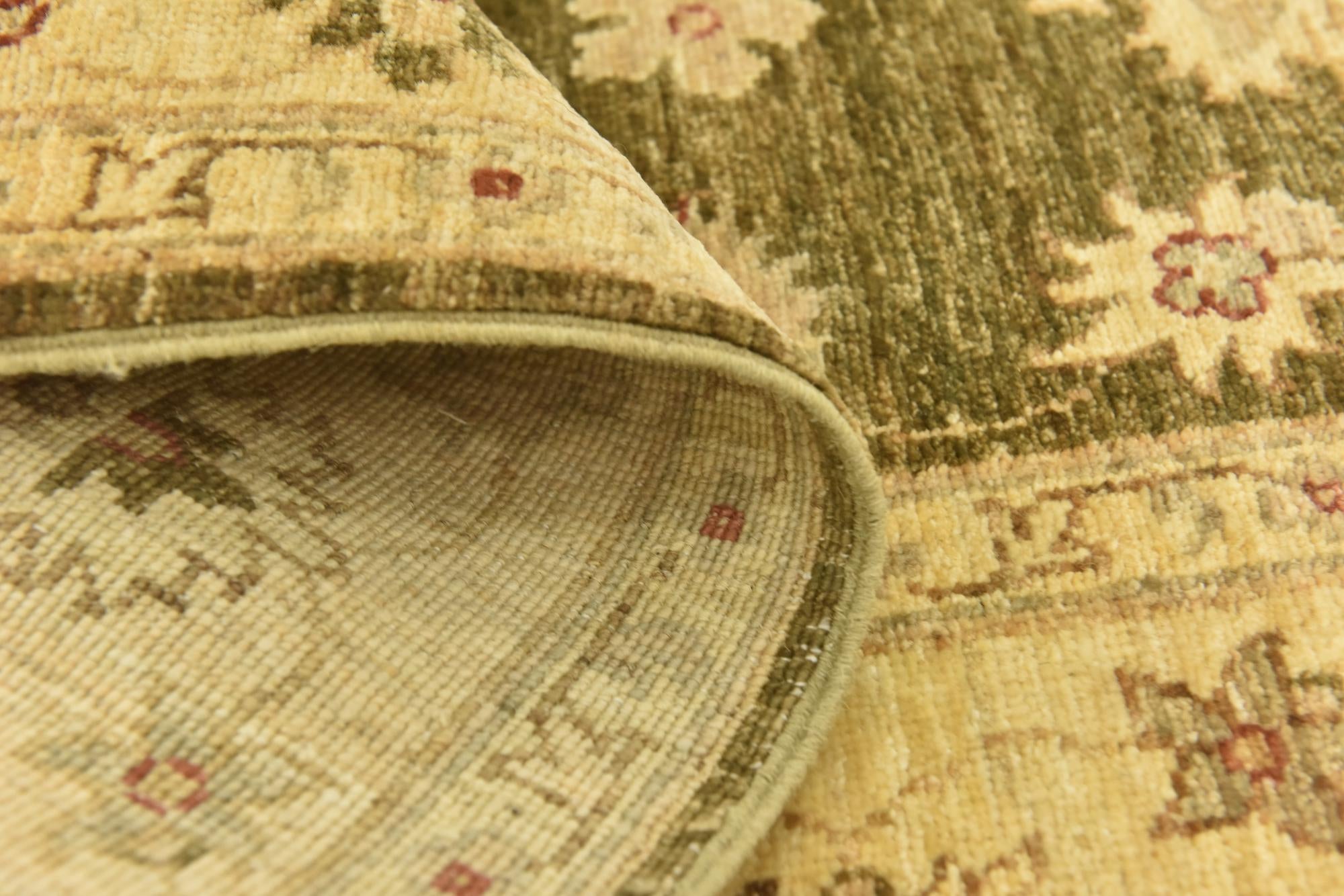 5' 8 x 8' 8 Hand Knotted Peshawar Ziegler Rug