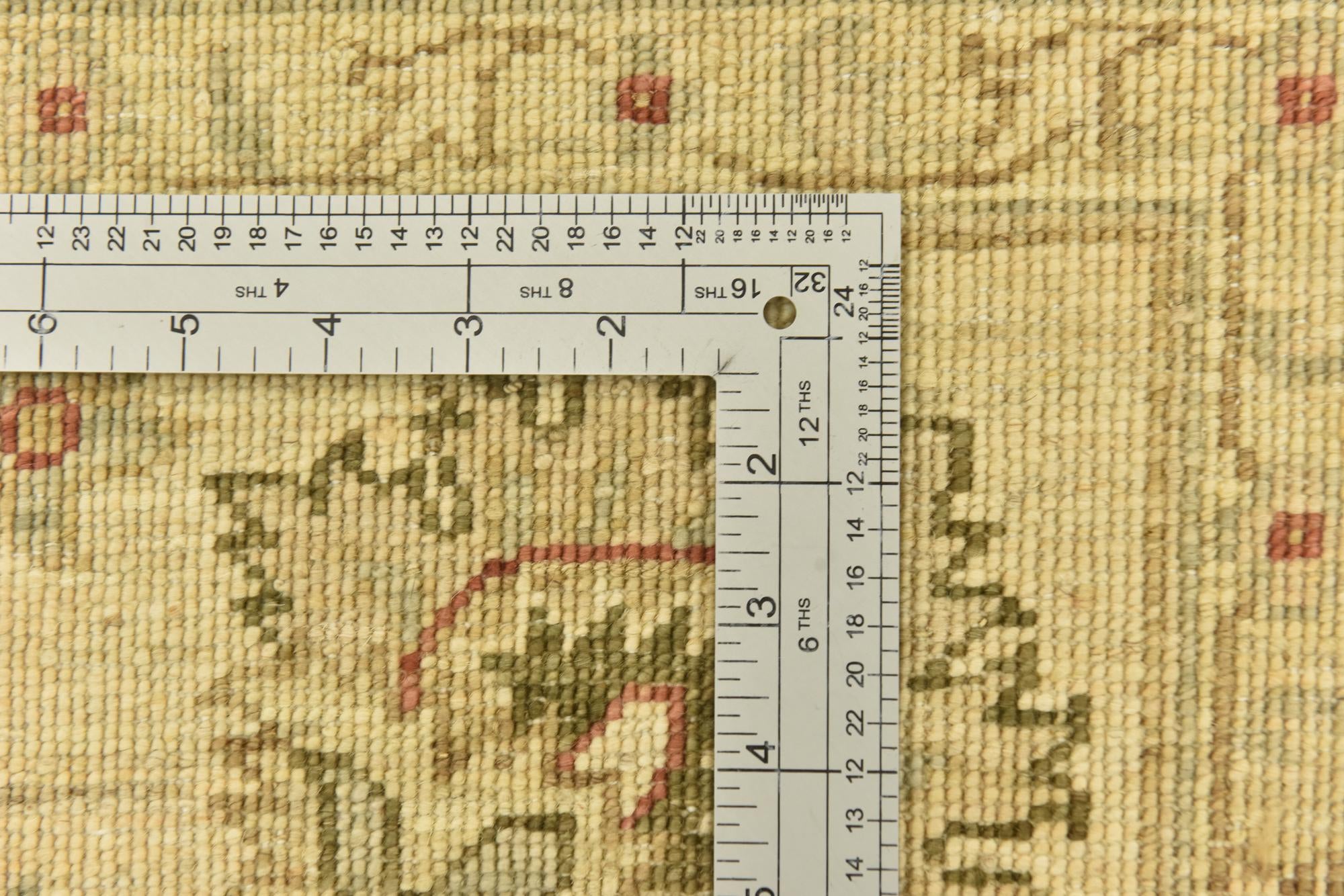 5' 8 x 8' 8 Hand Knotted Peshawar Ziegler Rug