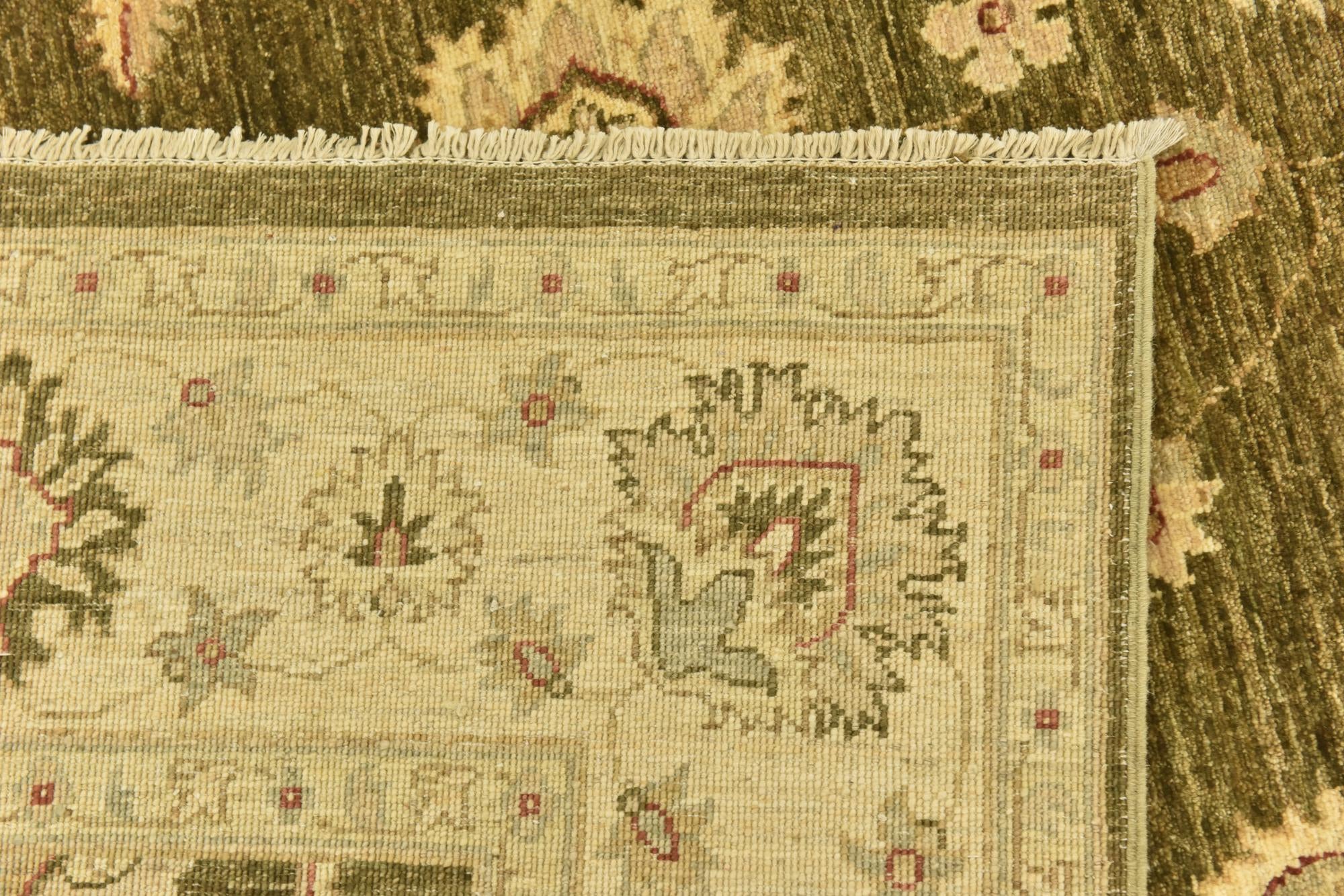5' 8 x 8' 8 Hand Knotted Peshawar Ziegler Rug
