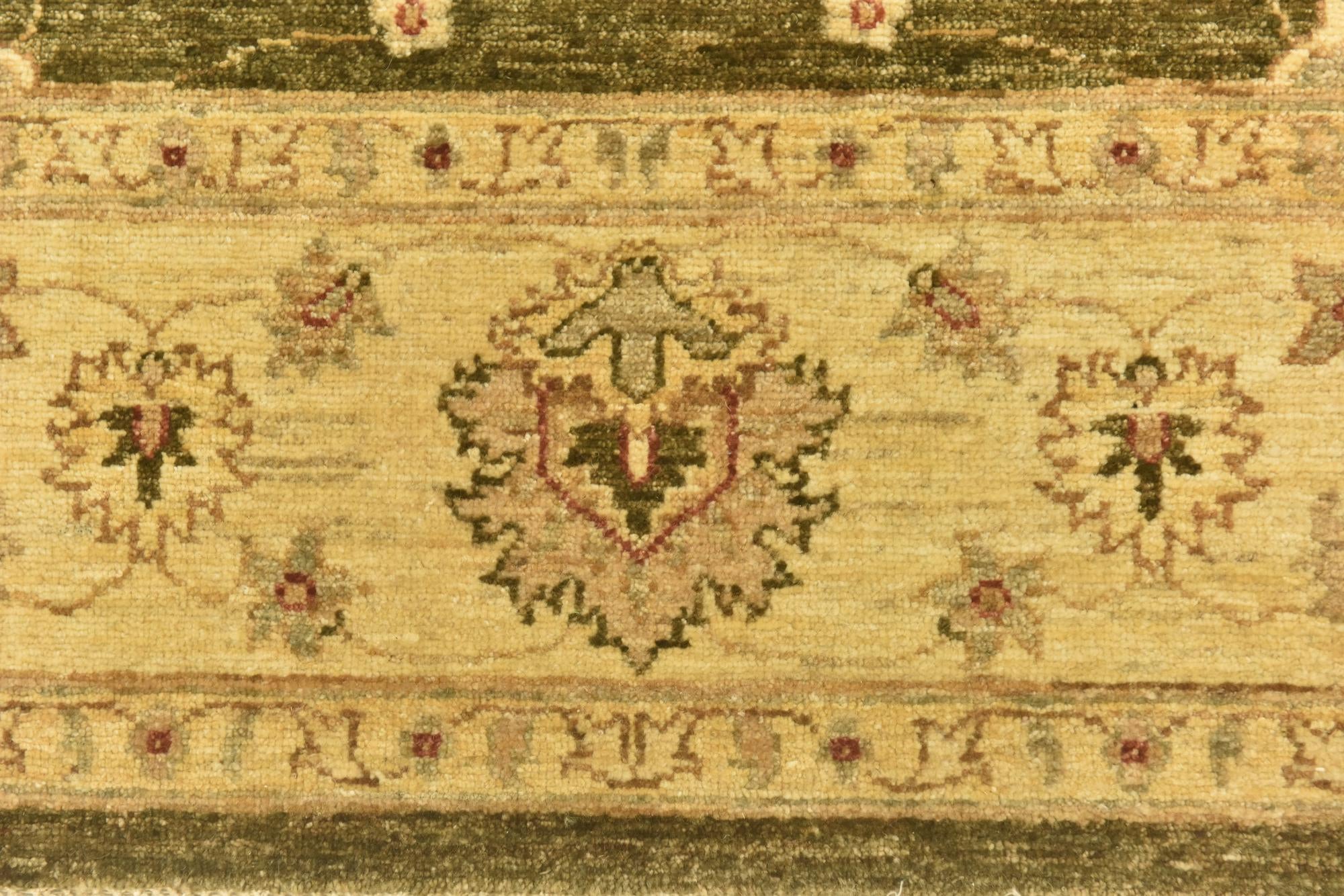 5' 8 x 8' 8 Hand Knotted Peshawar Ziegler Rug