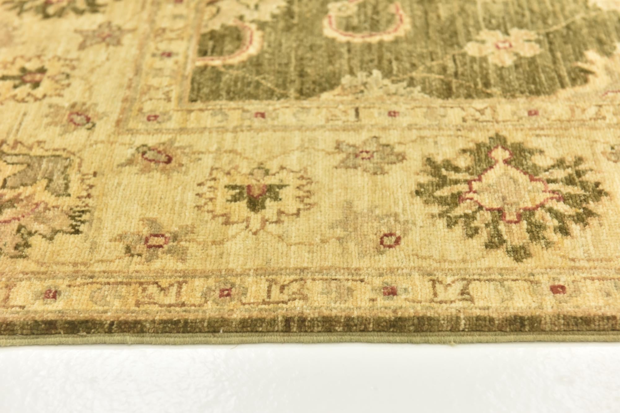 5' 8 x 8' 8 Hand Knotted Peshawar Ziegler Rug