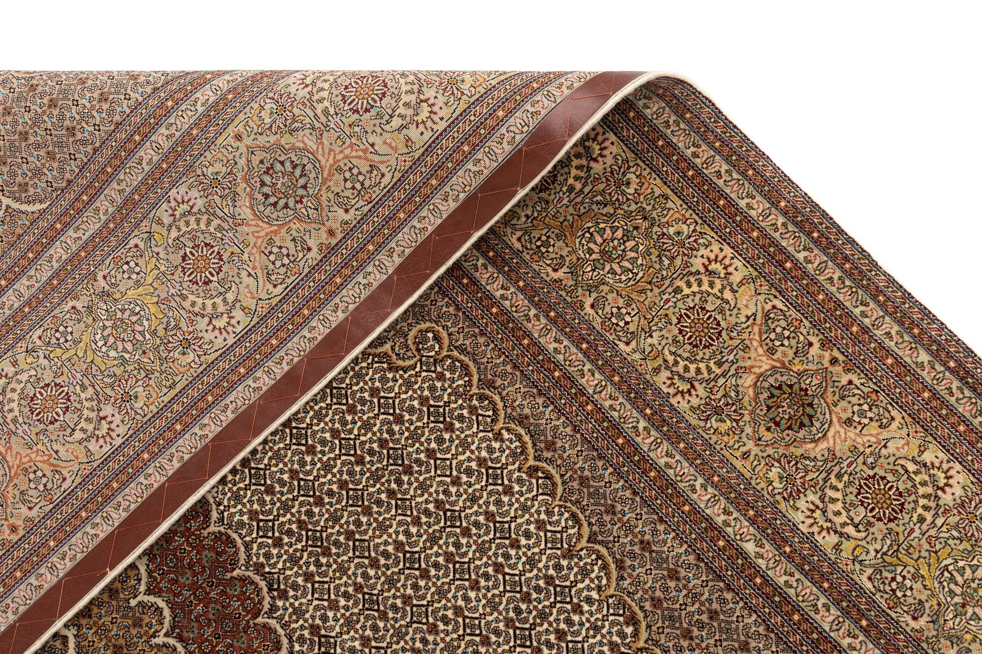 8' 2 x 11' 10 Tabriz Mahi Rug