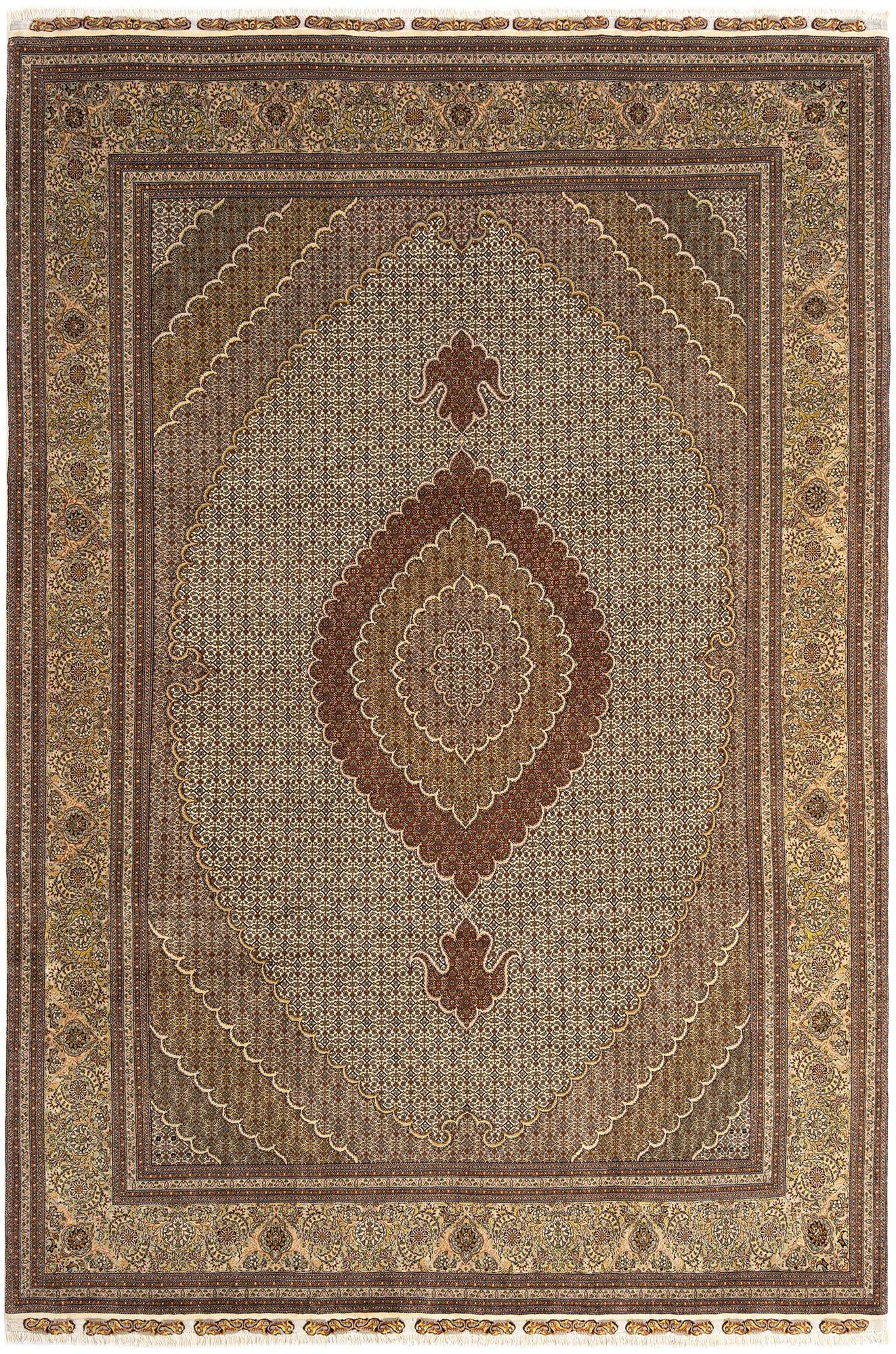 8' 2 x 11' 10 Tabriz Mahi Rug