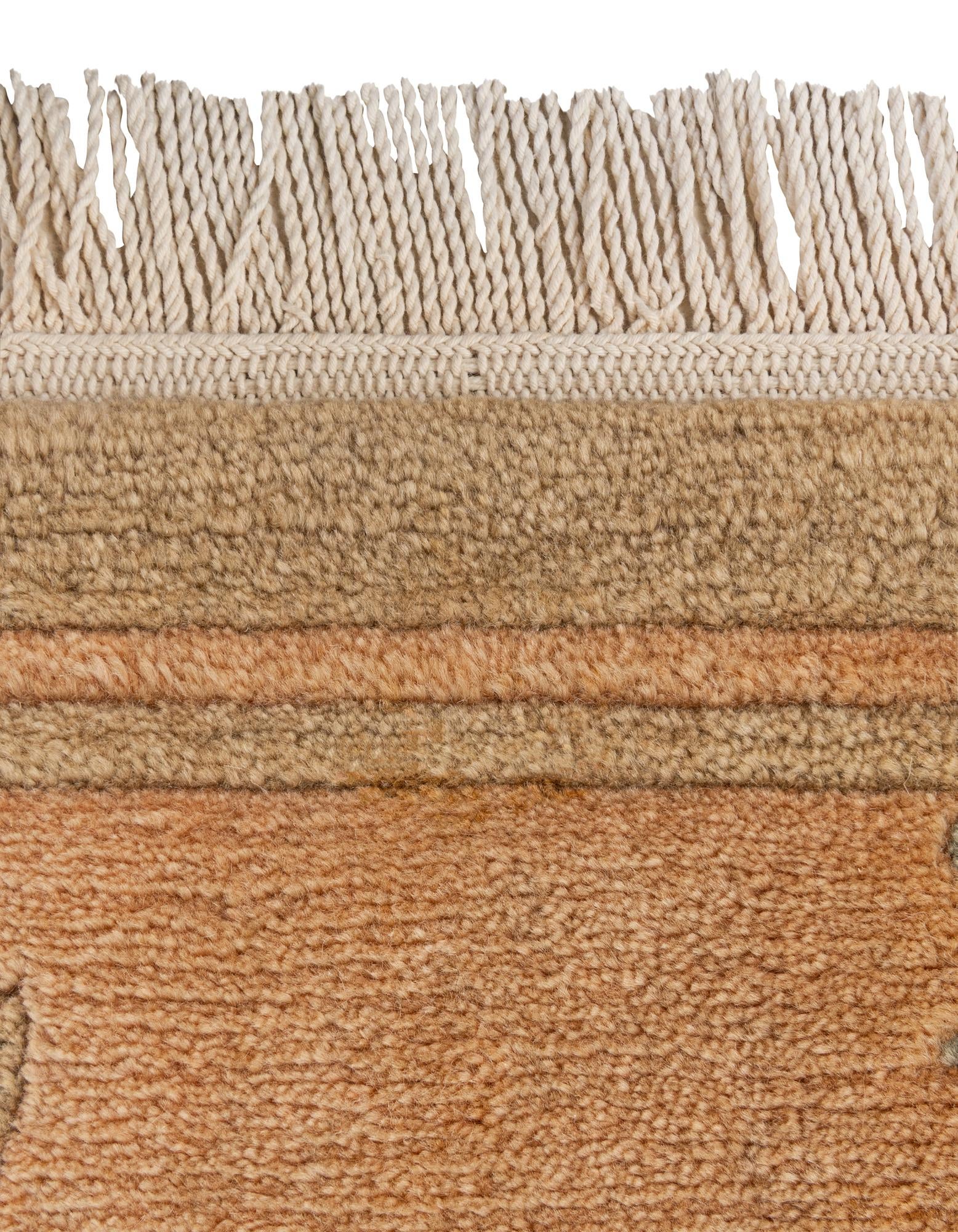 3' 2 x 5' 2 Hand Knotted Tibet Wool Rug