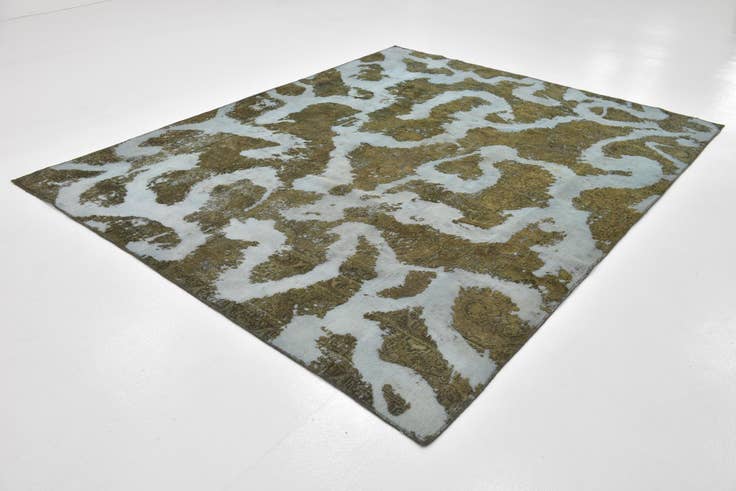 Detail image of 225cm x 280cm anudado a mano Ultra Vintage Alfombra Persa Lana
