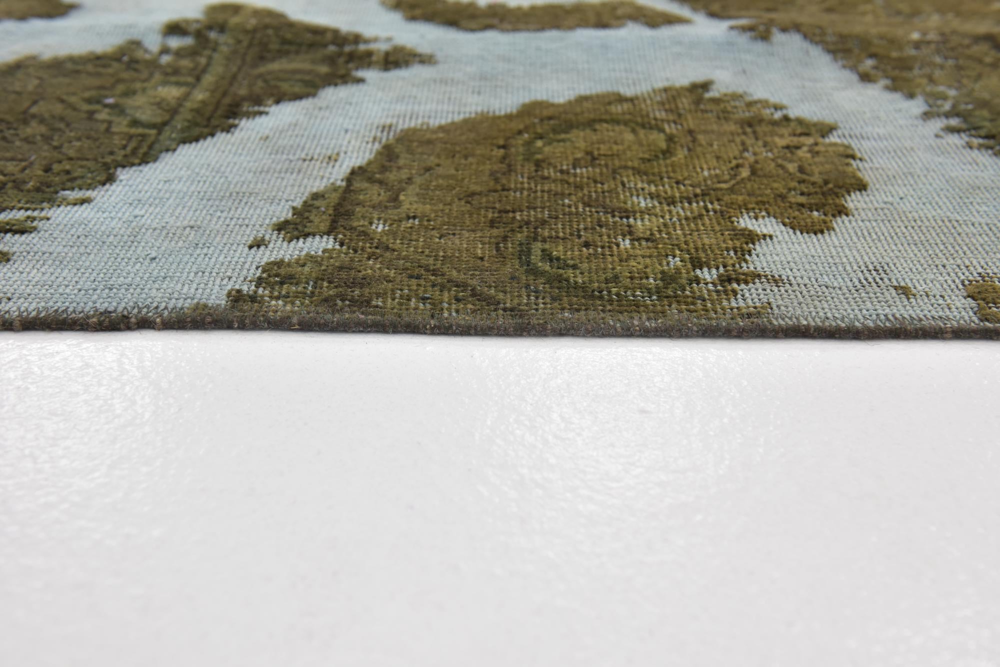 225cm x 280cm anudado a mano Ultra Vintage Alfombra Persa Lana