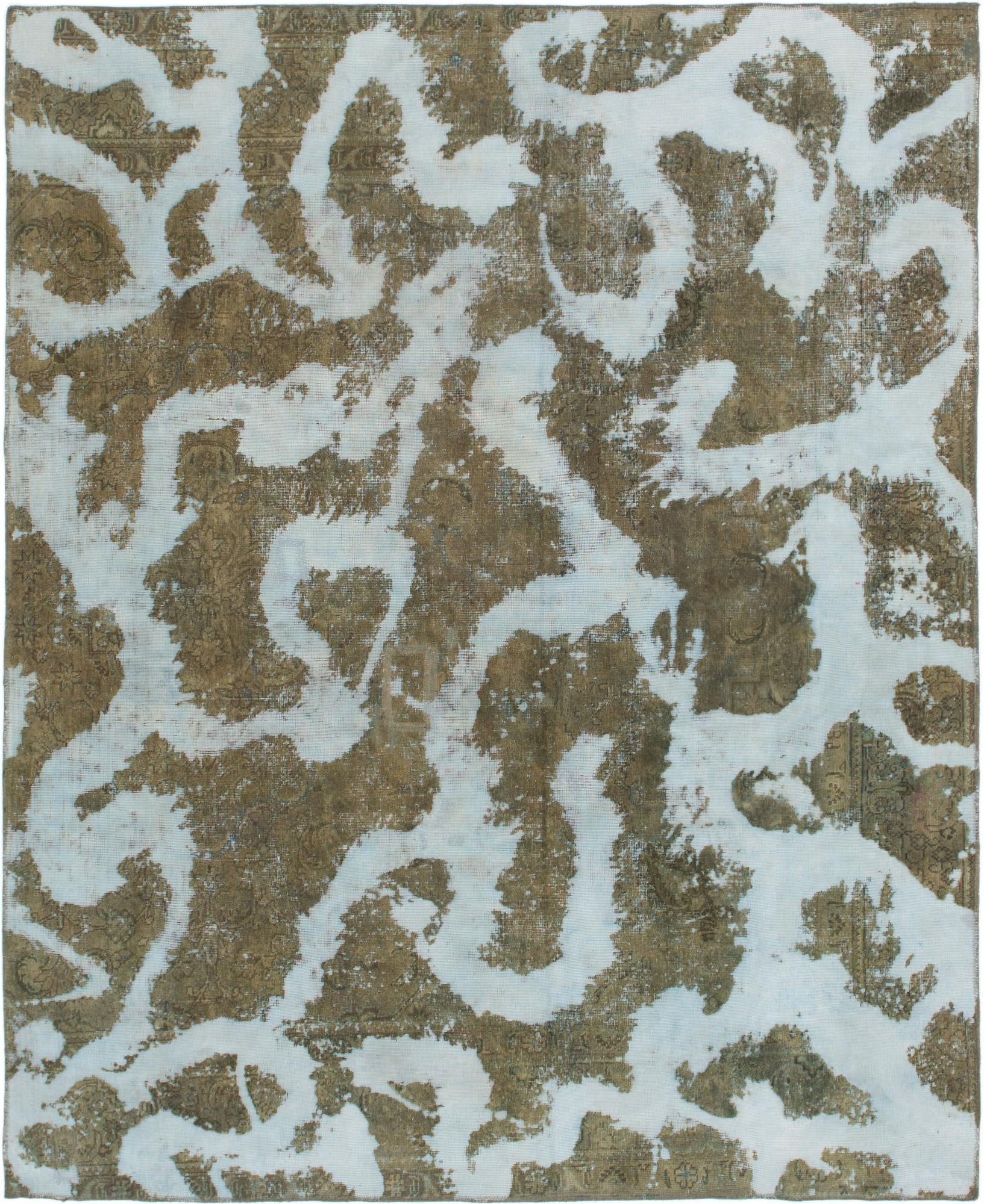 225cm x 280cm anudado a mano Ultra Vintage Alfombra Persa Lana